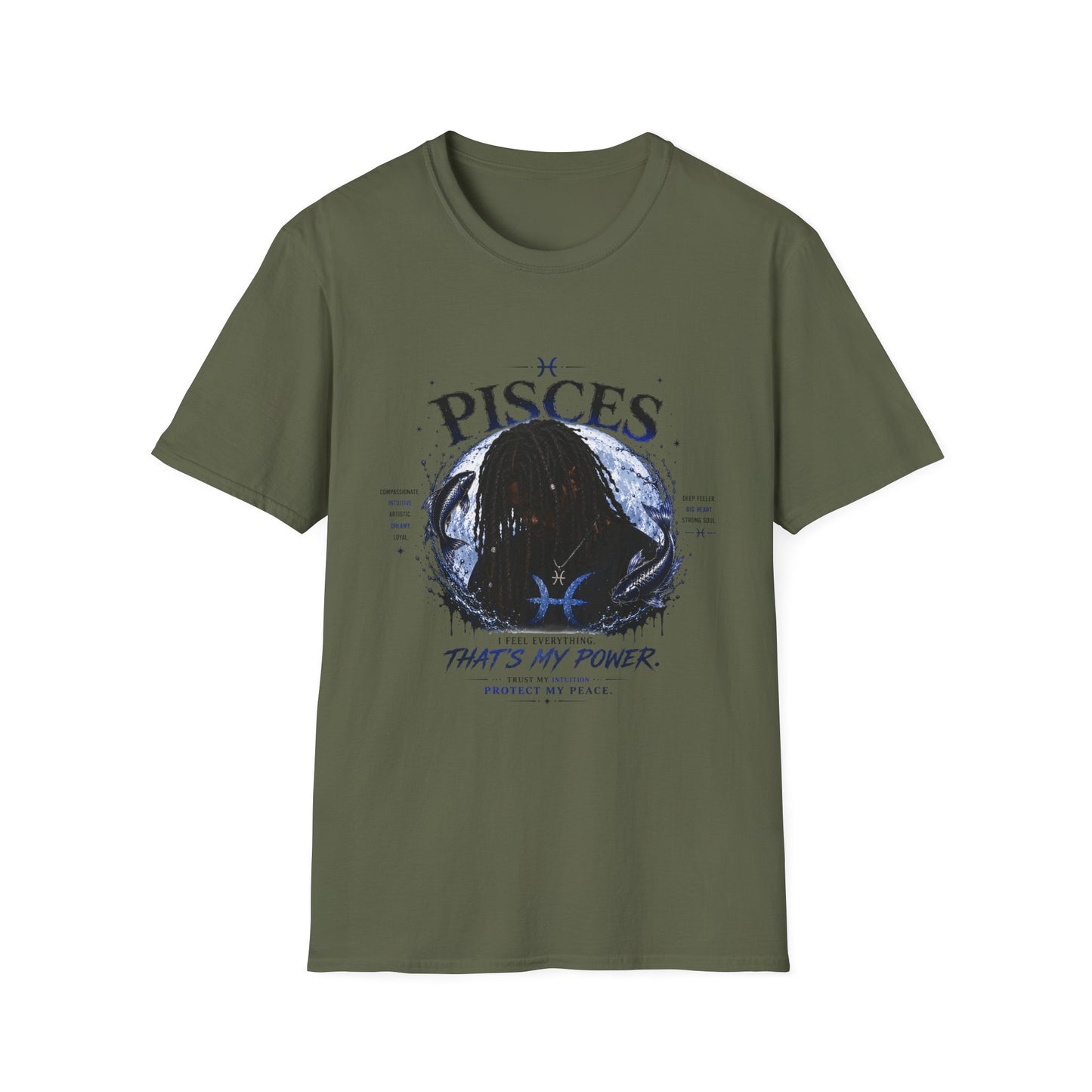 Pisces Zodiac T-Shirt — "That's My Power" Astrology Tee