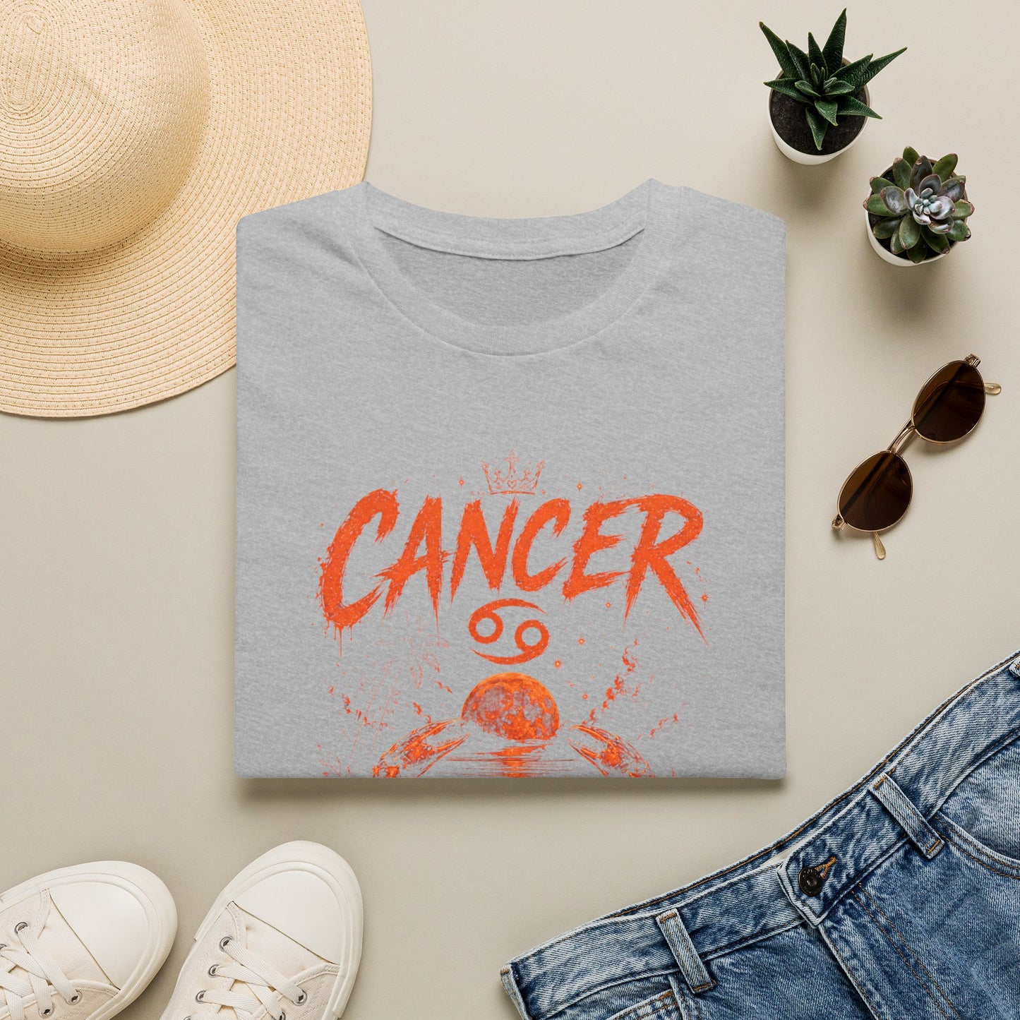 Cancer Zodiac T‑Shirt — Strong Boundaries Cancer Sign Tee