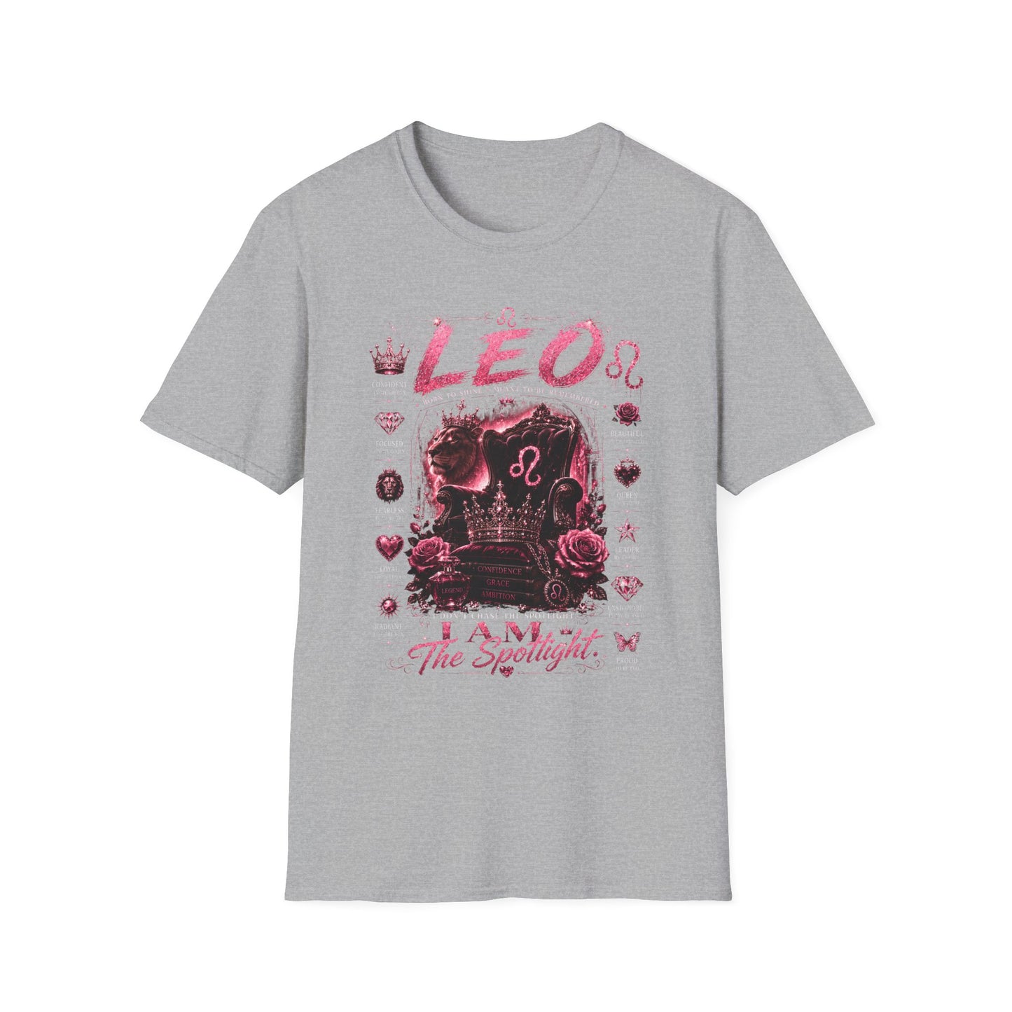 Leo Zodiac T-Shirt — I Am The Spotlight Astrology Tee