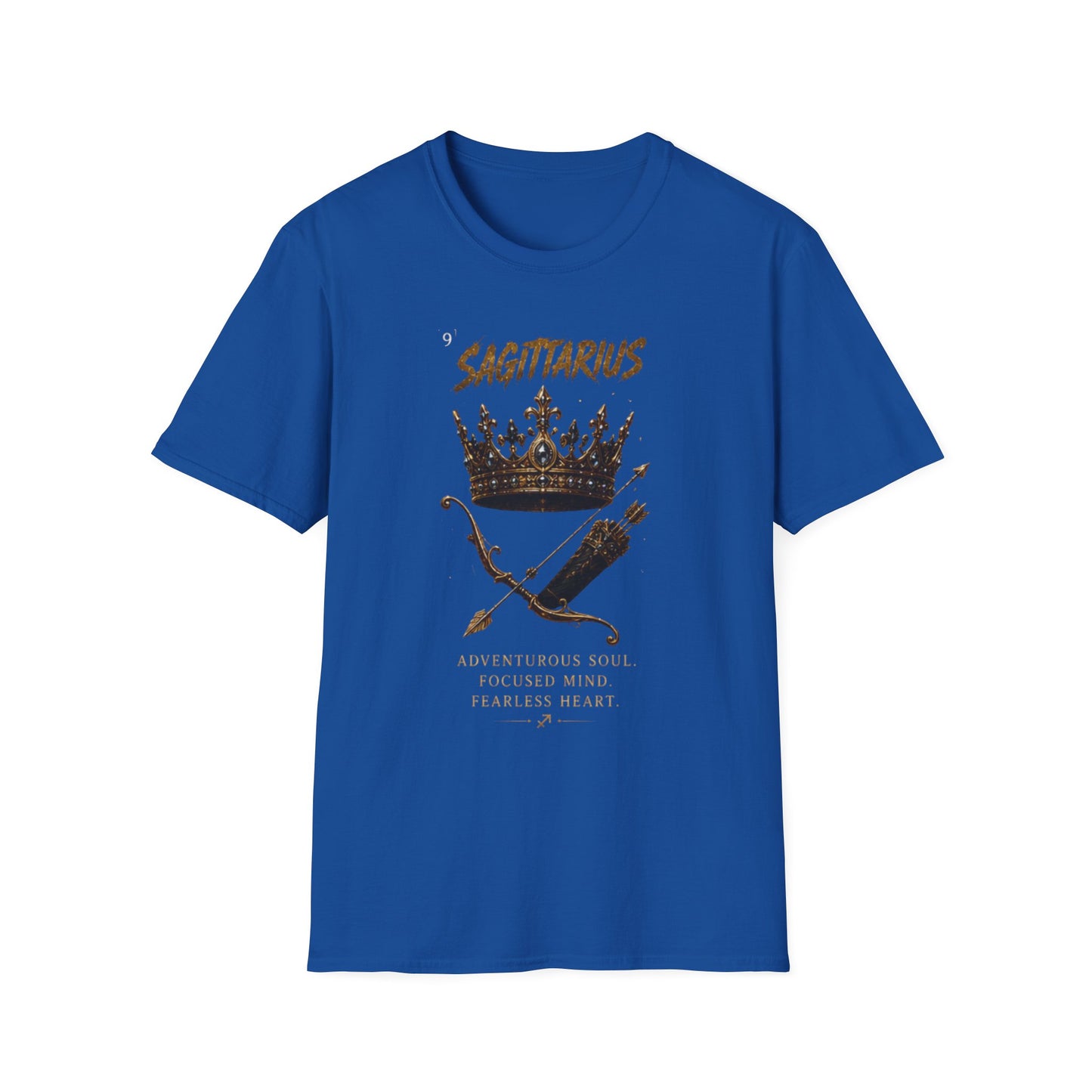 Sagittarius Crown T-Shirt — Zodiac Archer Graphic Tee