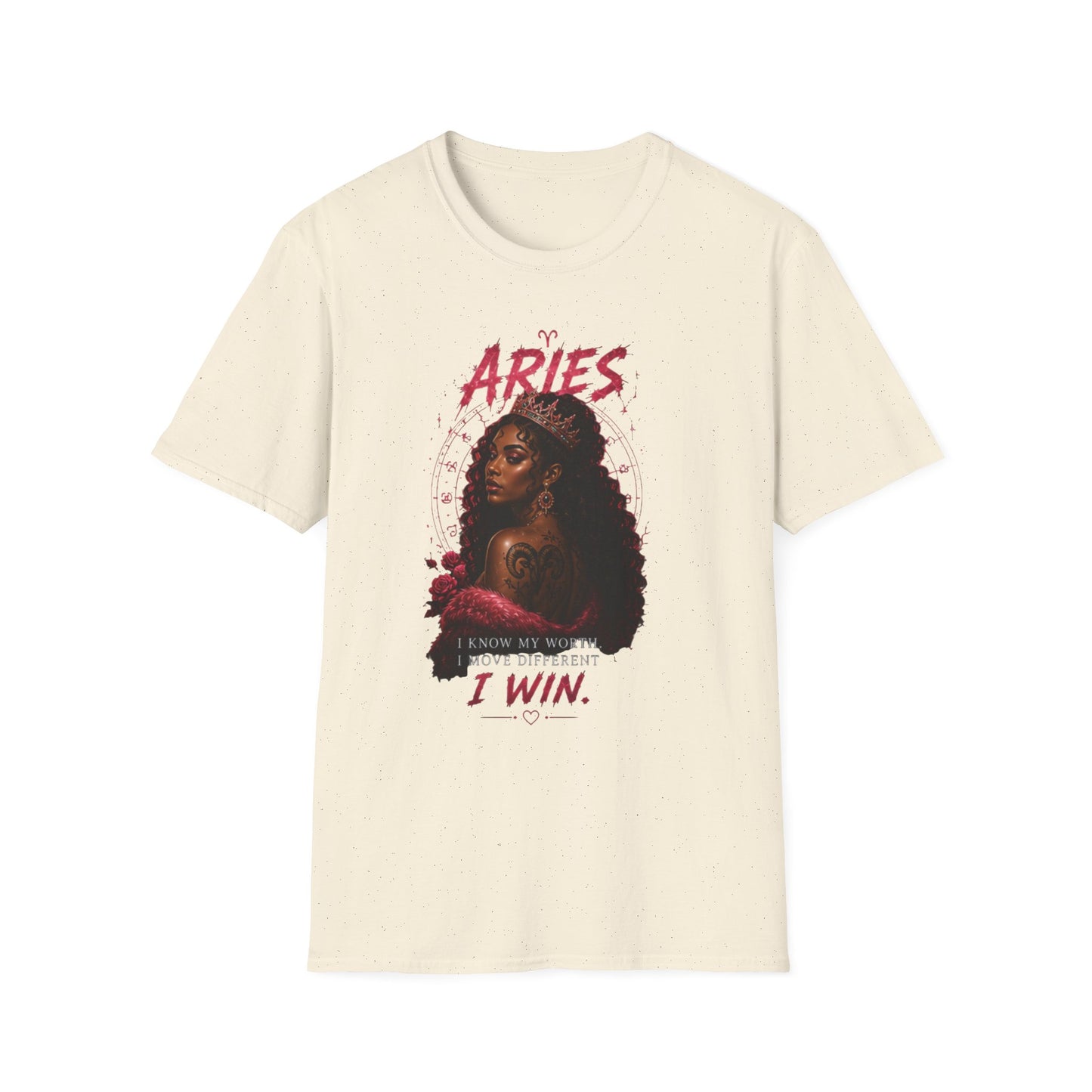 Aries Zodiac T-Shirt — 'Aries I Win' Bold Astrological Tee
