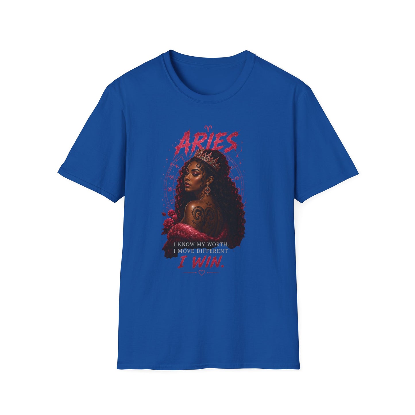 Aries Zodiac T-Shirt — 'Aries I Win' Bold Astrological Tee
