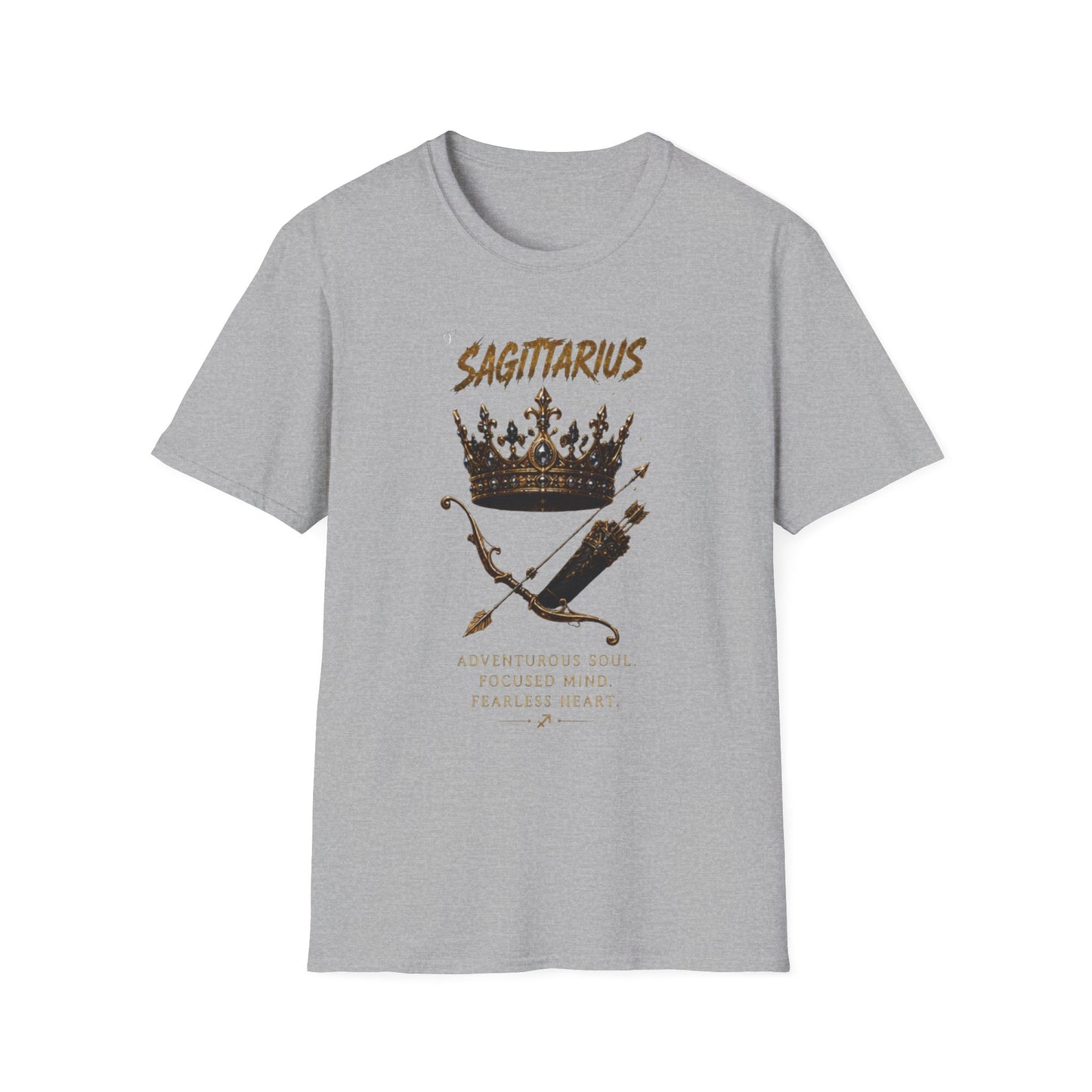 Sagittarius Crown T-Shirt — Zodiac Archer Graphic Tee