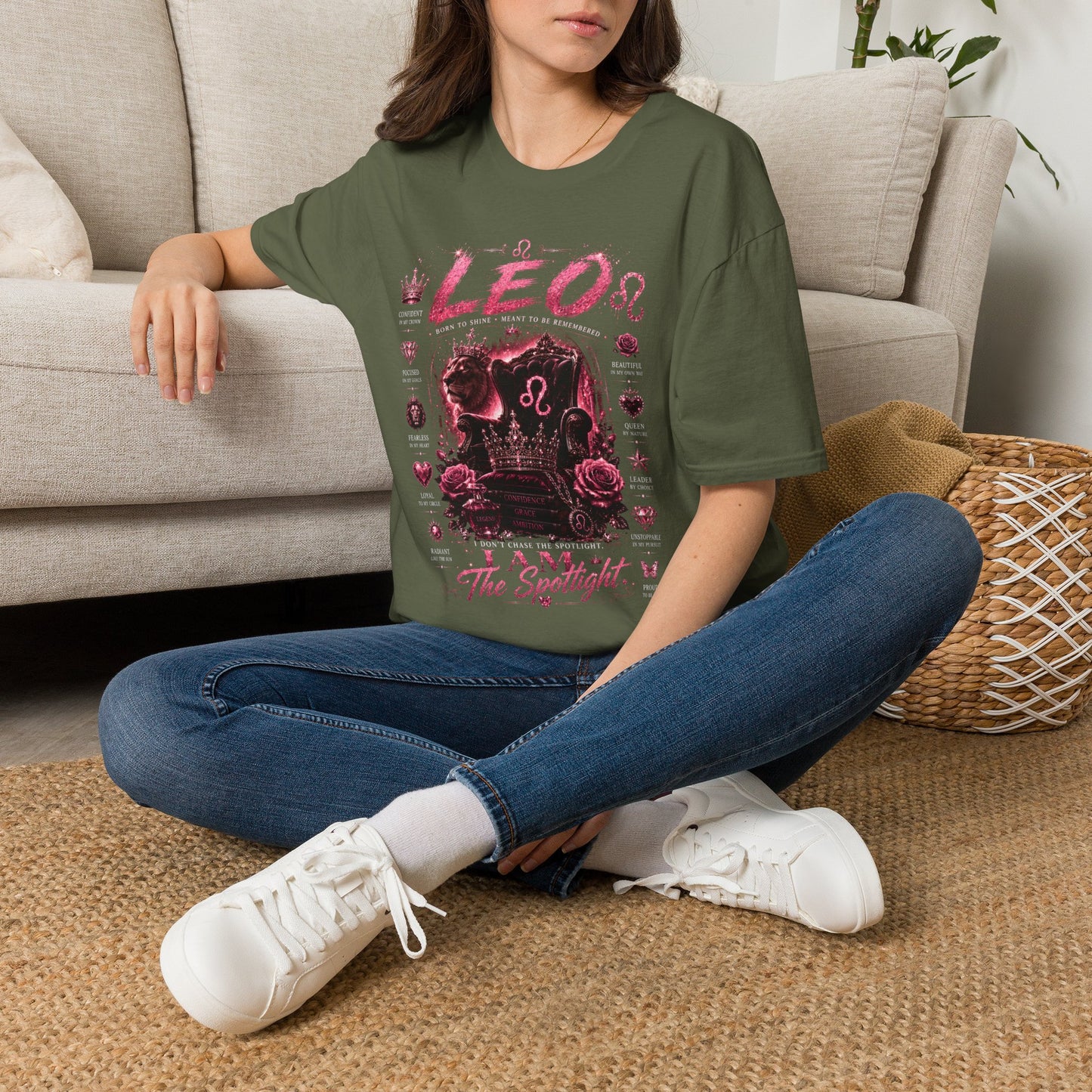 Leo Zodiac T-Shirt — I Am The Spotlight Astrology Tee
