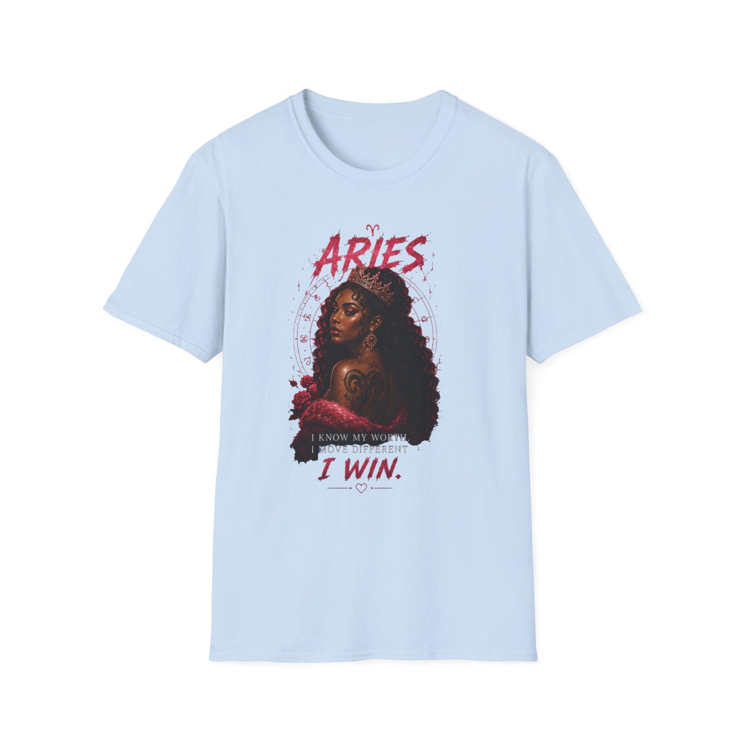 Aries Zodiac T-Shirt — 'Aries I Win' Bold Astrological Tee