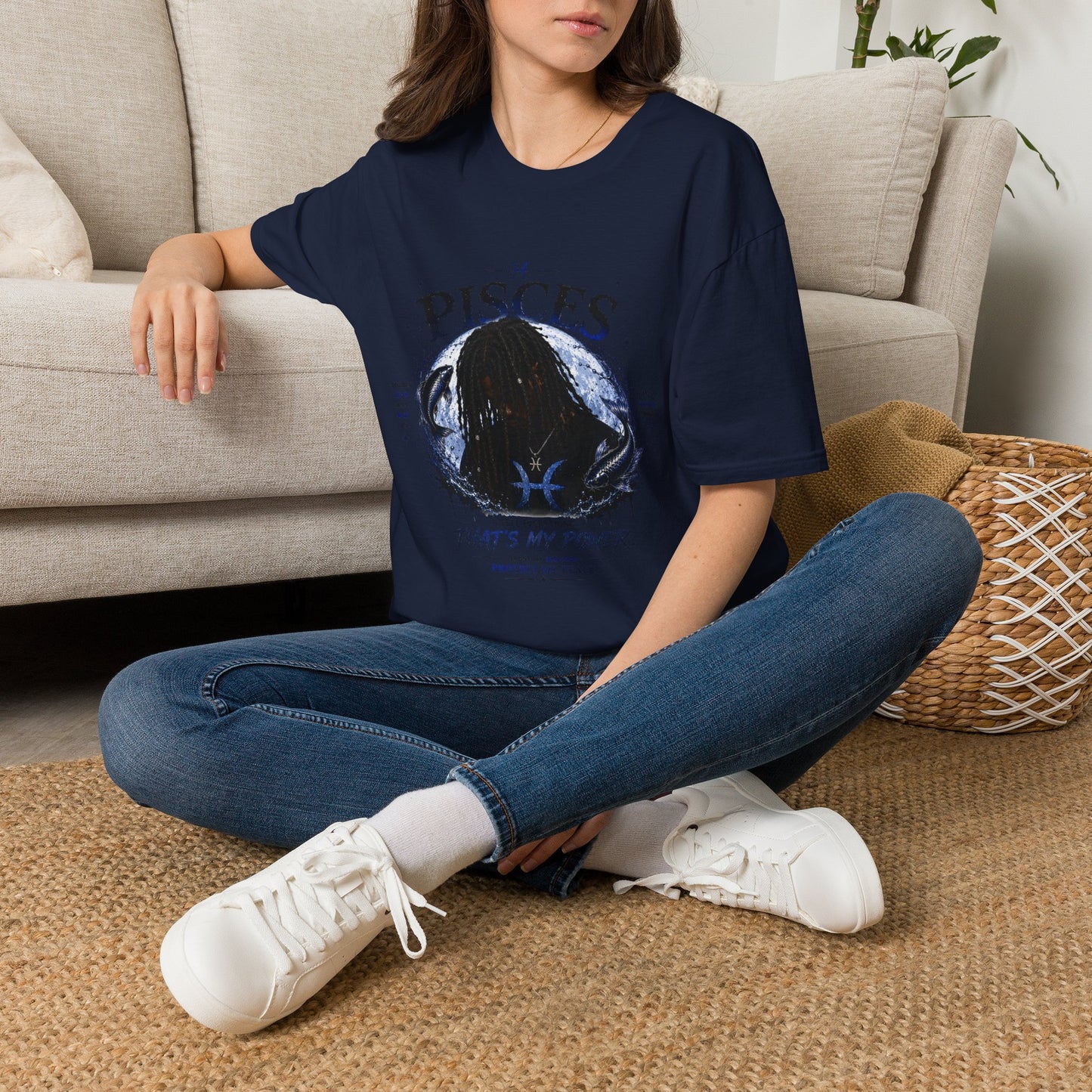 Pisces Zodiac T-Shirt — "That's My Power" Astrology Tee