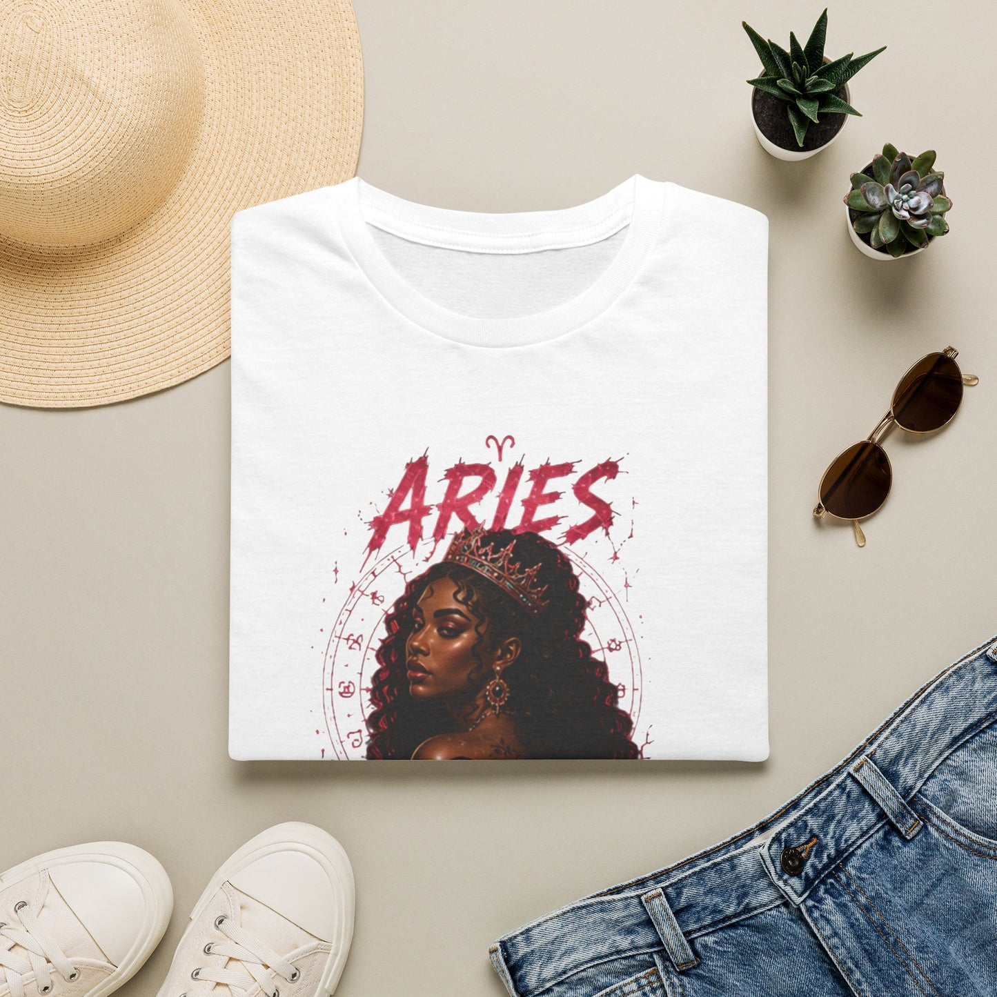 Aries Zodiac T-Shirt — 'Aries I Win' Bold Astrological Tee