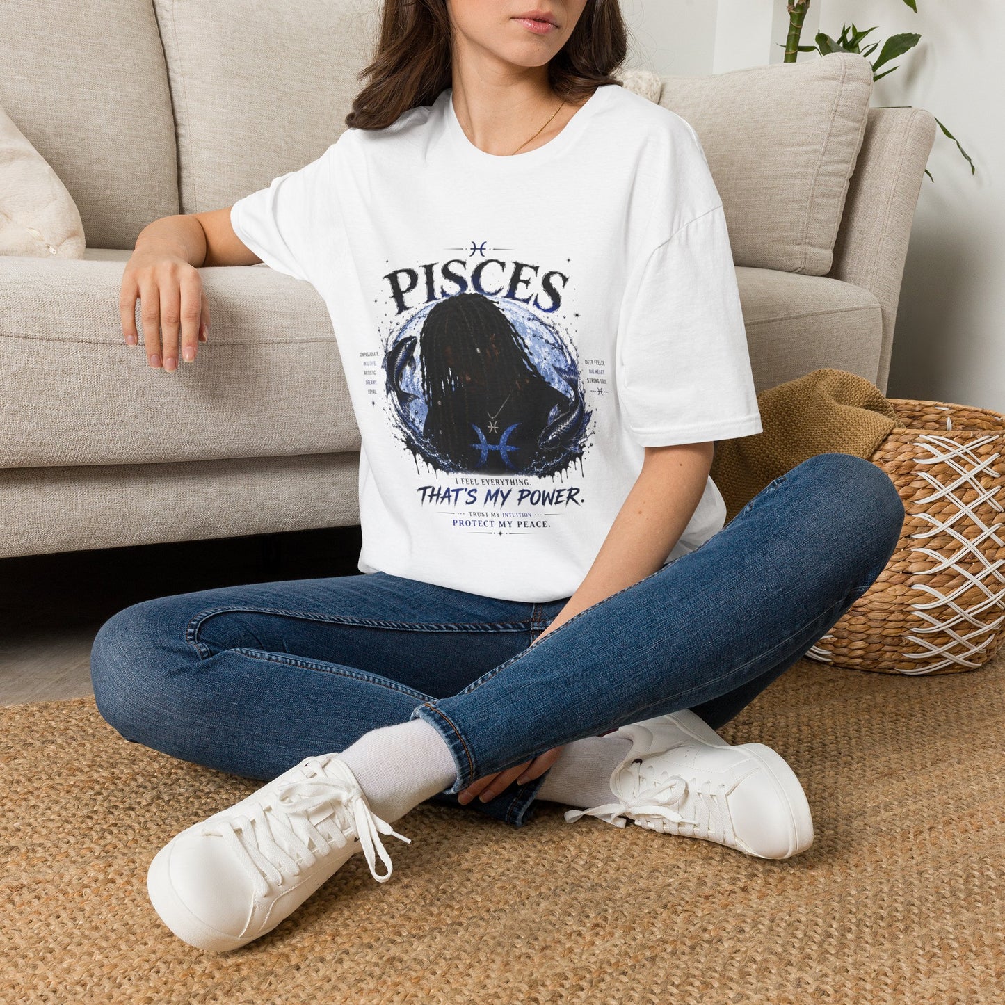 Pisces Zodiac T-Shirt — "That's My Power" Astrology Tee