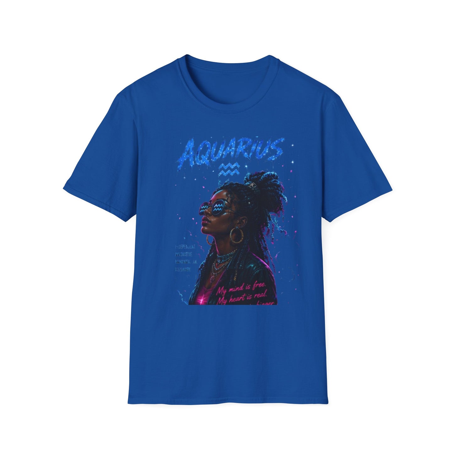 Aquarius Zodiac T-Shirt — Afrocentric Horoscope Tee