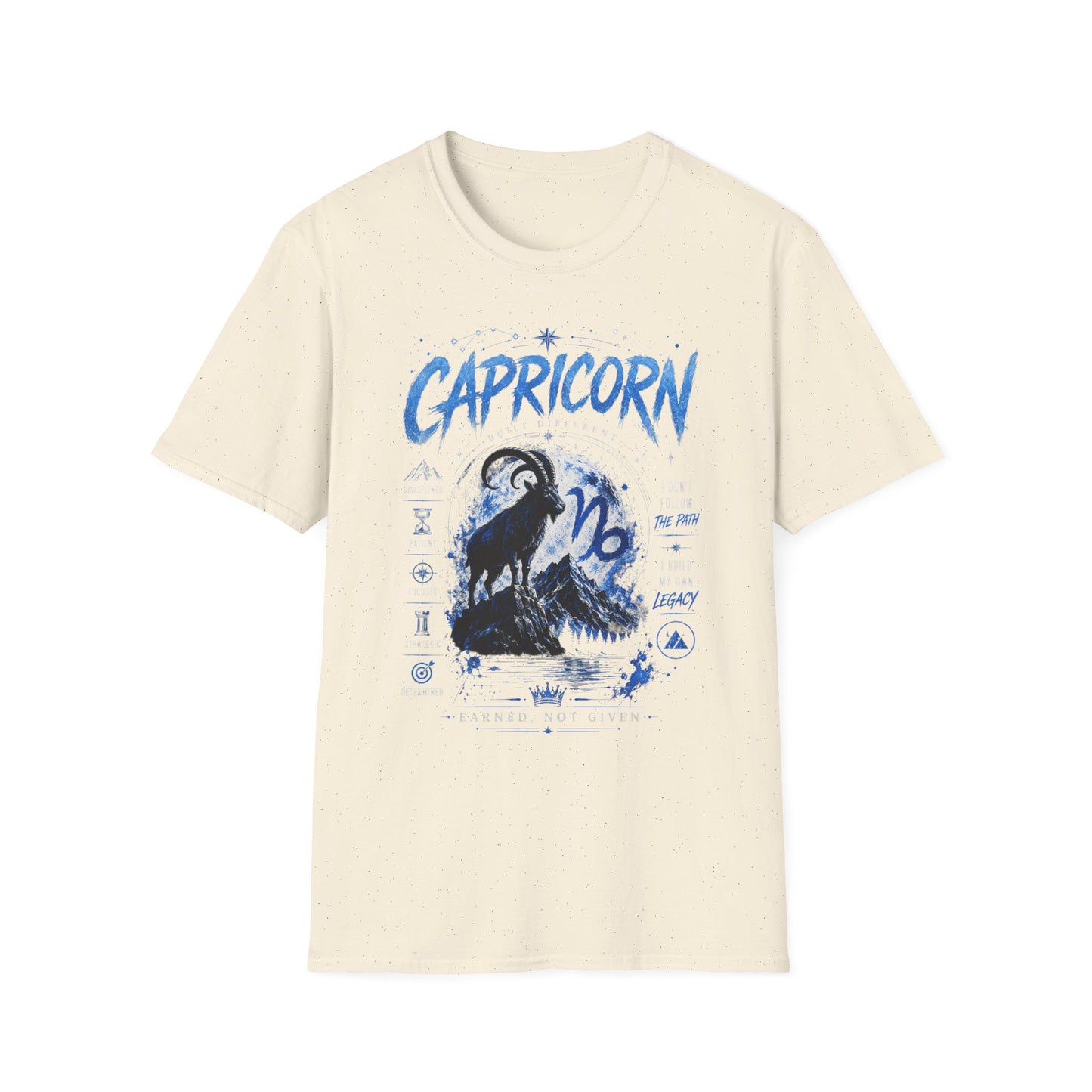 Capricorn Zodiac T-Shirt — Illustrated Goat Astrology Tee