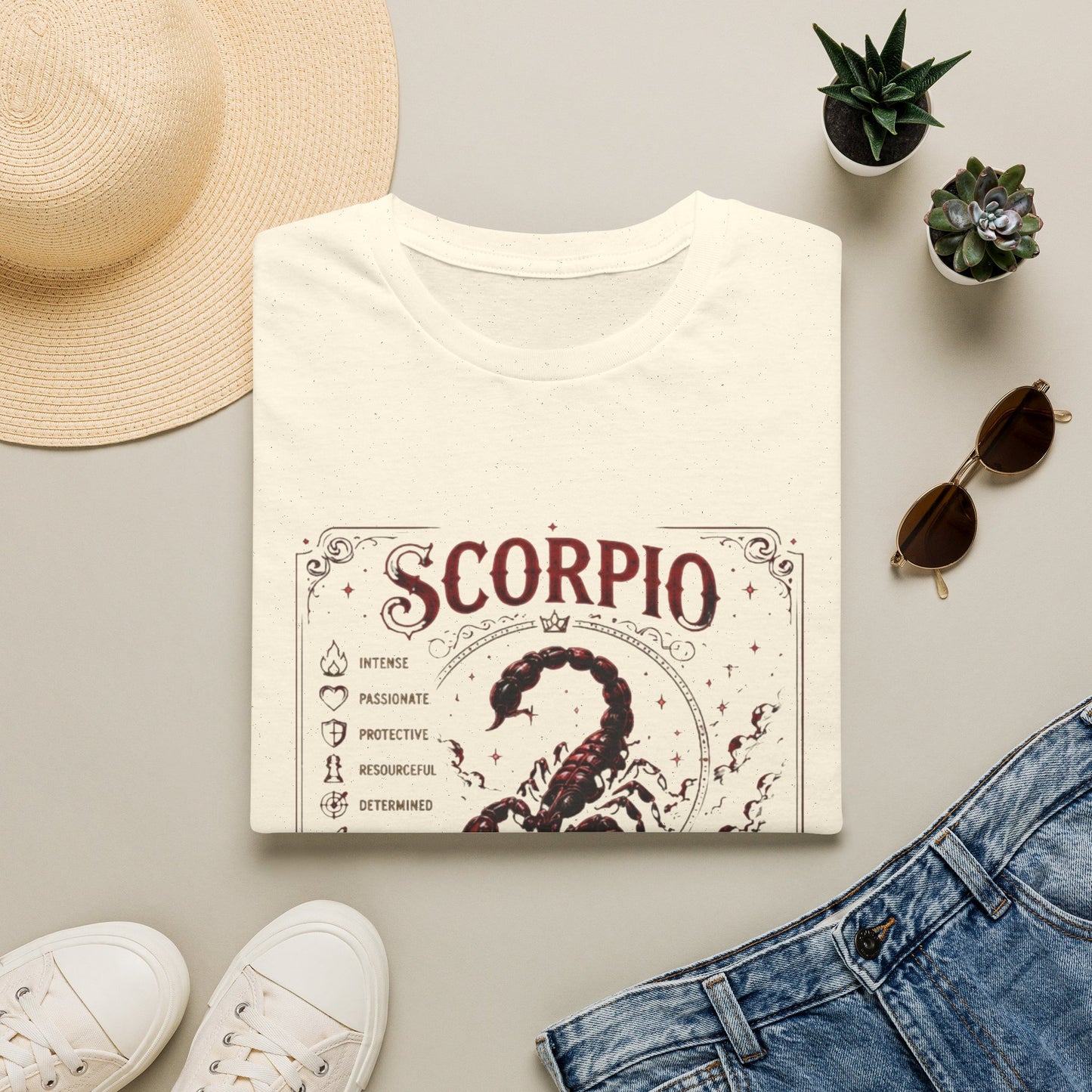 Scorpio Zodiac T‑Shirt — Astrological Scorpio Scorpion Graphic Tee