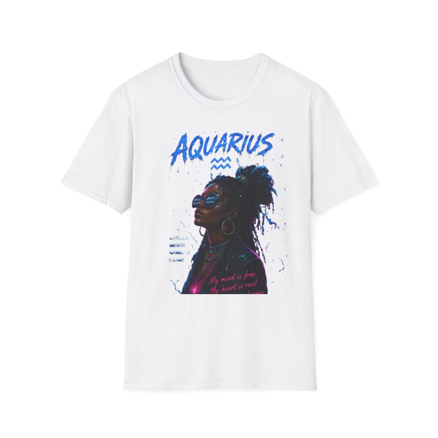 Aquarius Zodiac T-Shirt — Afrocentric Horoscope Tee