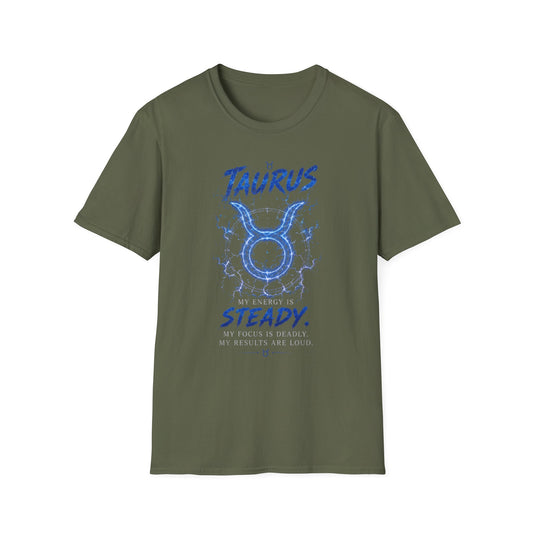 Taurus Zodiac T-Shirt — 'Taurus Steady' Astrology Tee