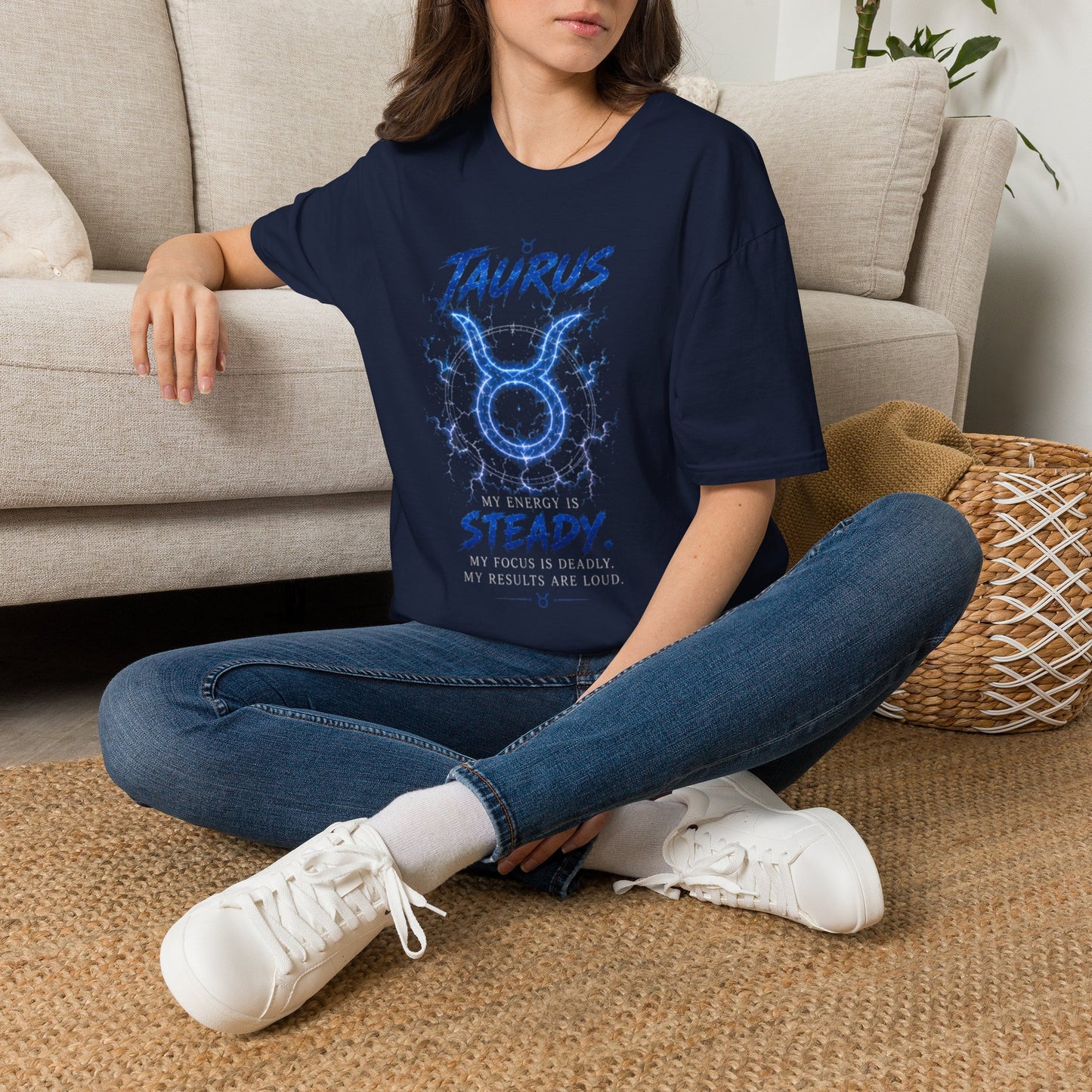 Taurus Zodiac T-Shirt — 'Taurus Steady' Astrology Tee