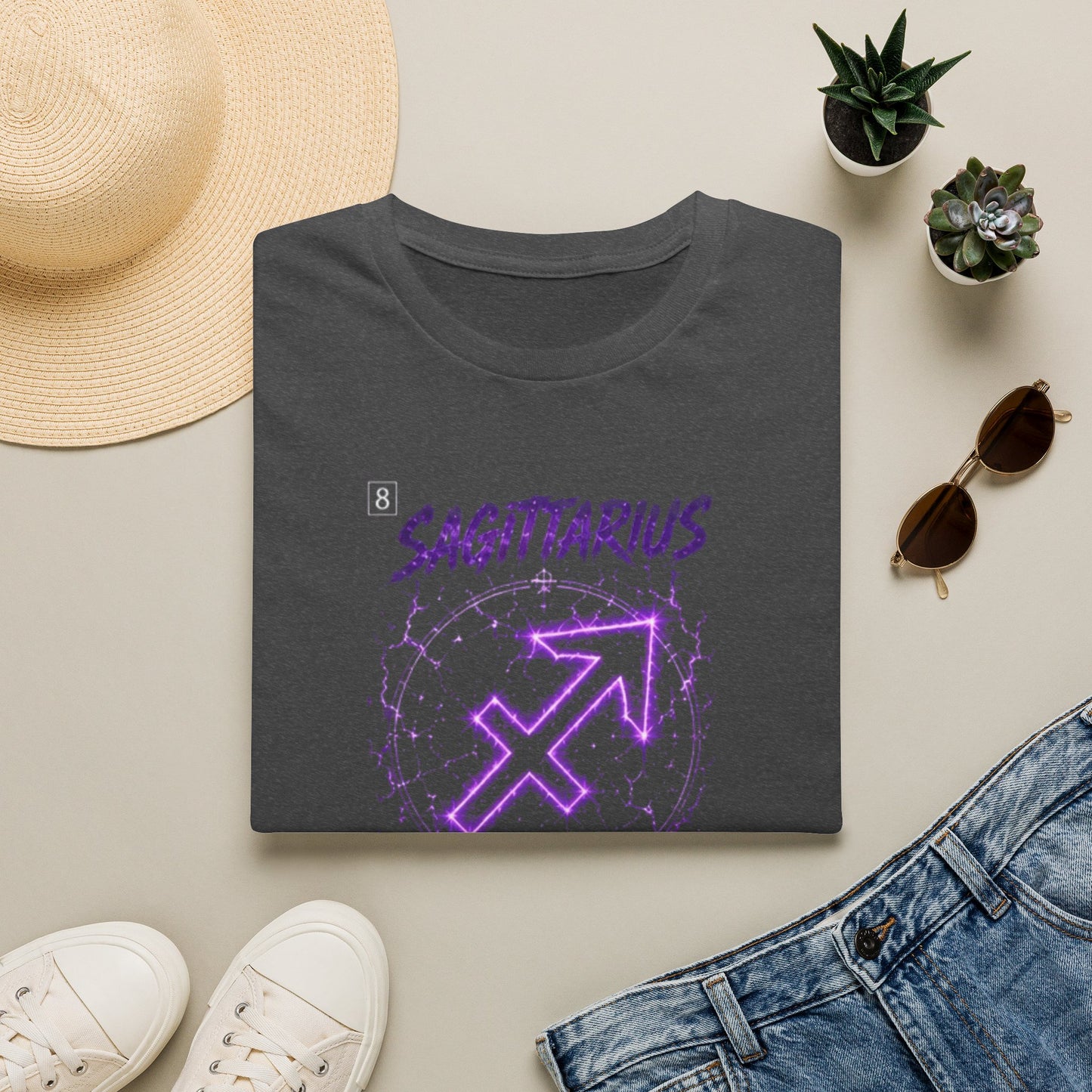 Sagittarius Zodiac T-Shirt — "Has No Boundaries" Archery Sign Graphic