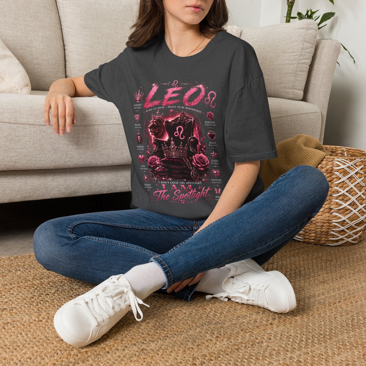 Leo Zodiac T-Shirt — I Am The Spotlight Astrology Tee