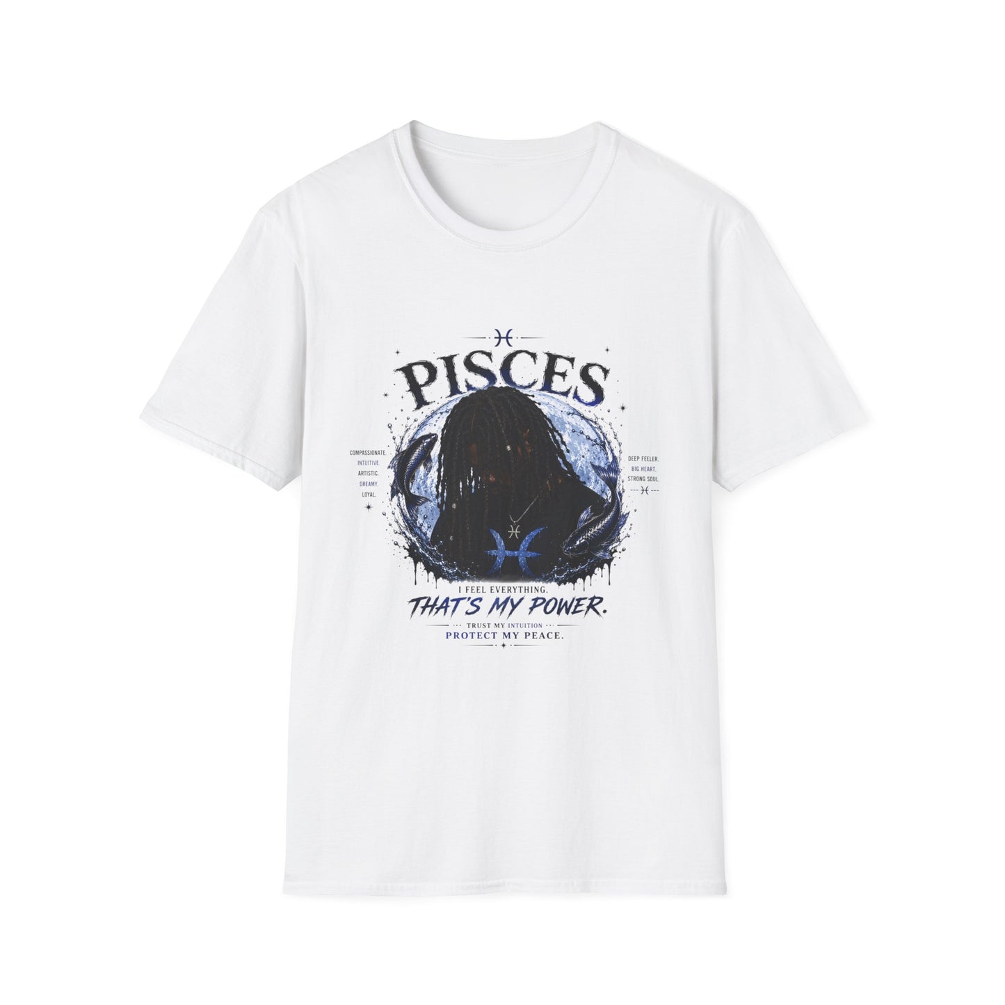 Pisces Zodiac T-Shirt — "That's My Power" Astrology Tee