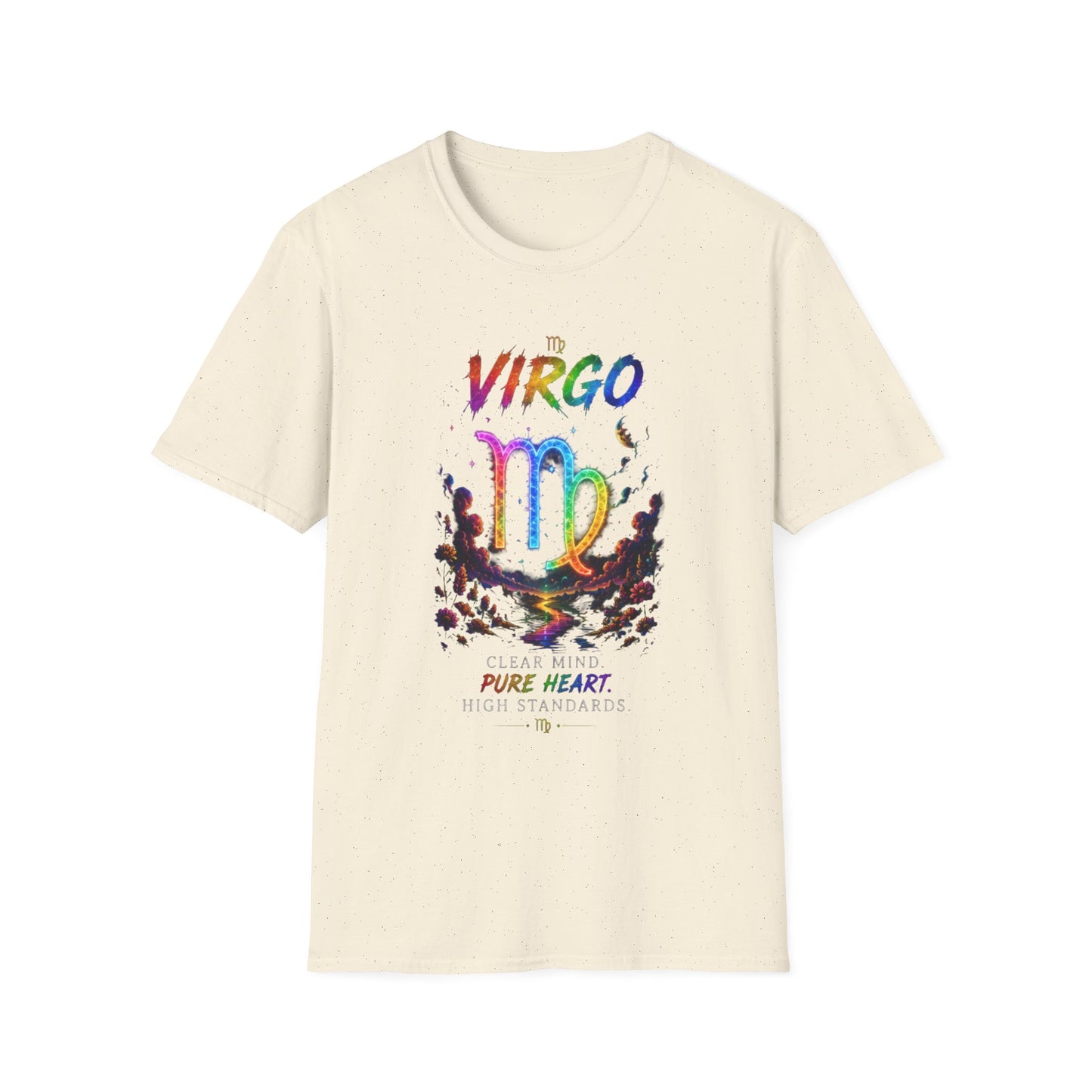 Virgo Rainbow Zodiac T-Shirt — Colorful Virgo Astrology Tee