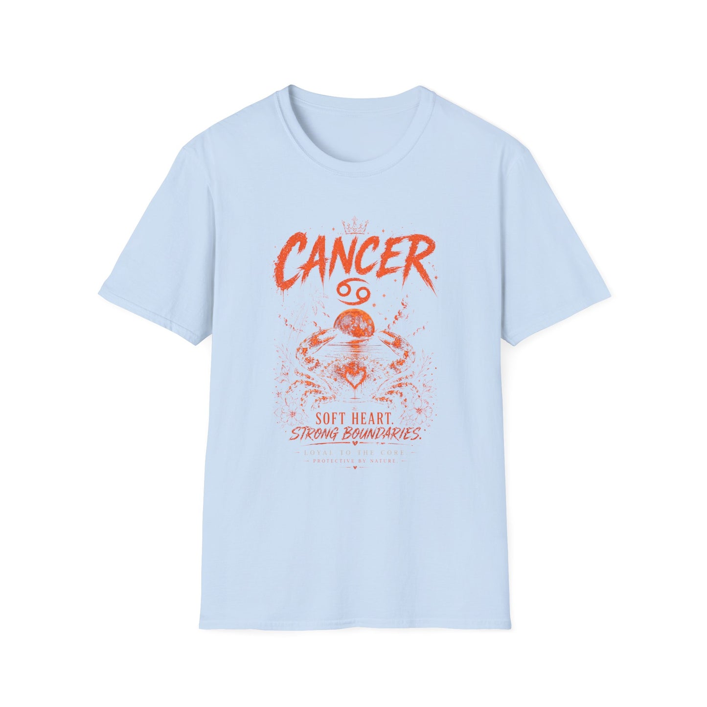 Cancer Zodiac T‑Shirt — Strong Boundaries Cancer Sign Tee