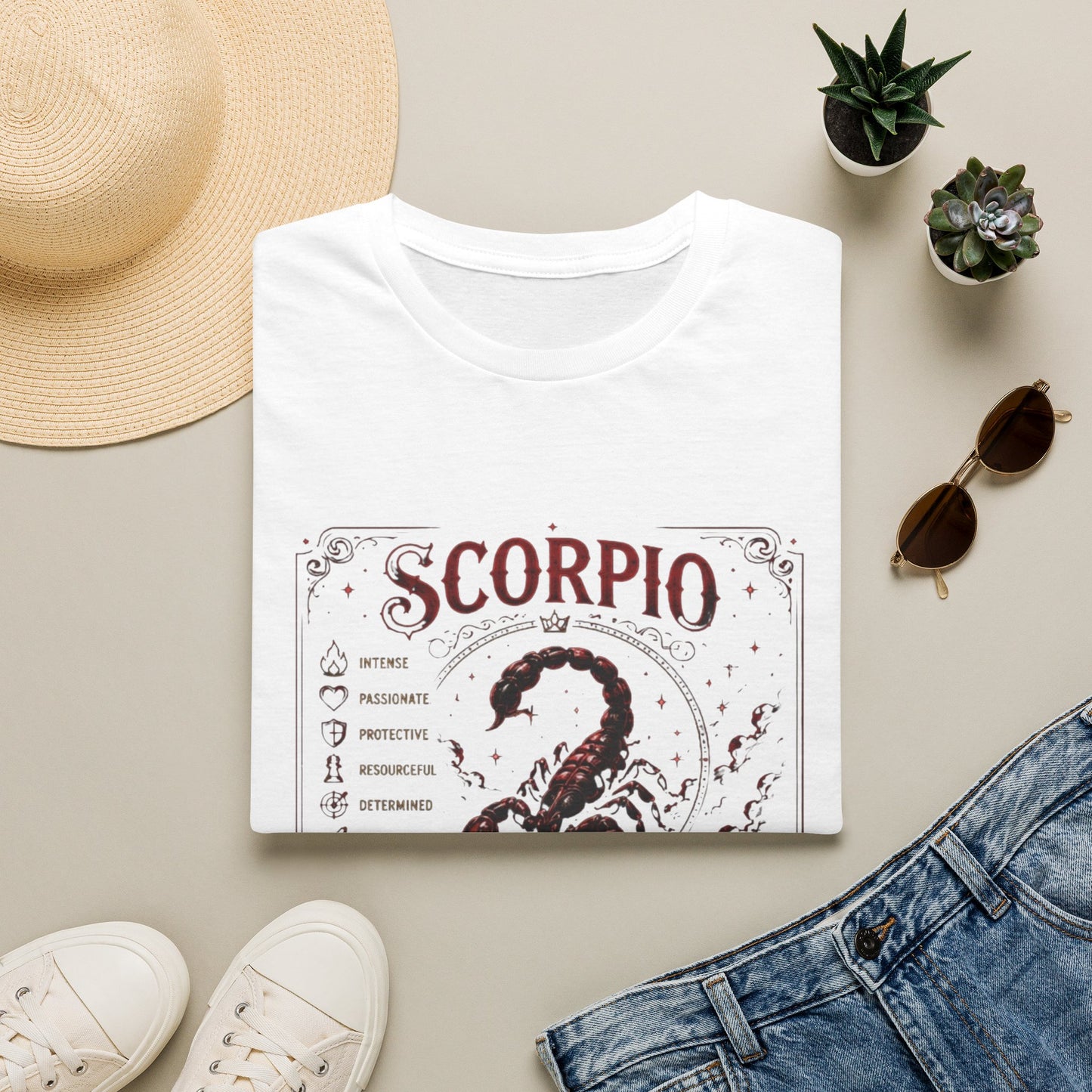 Scorpio Zodiac T‑Shirt — Astrological Scorpio Scorpion Graphic Tee