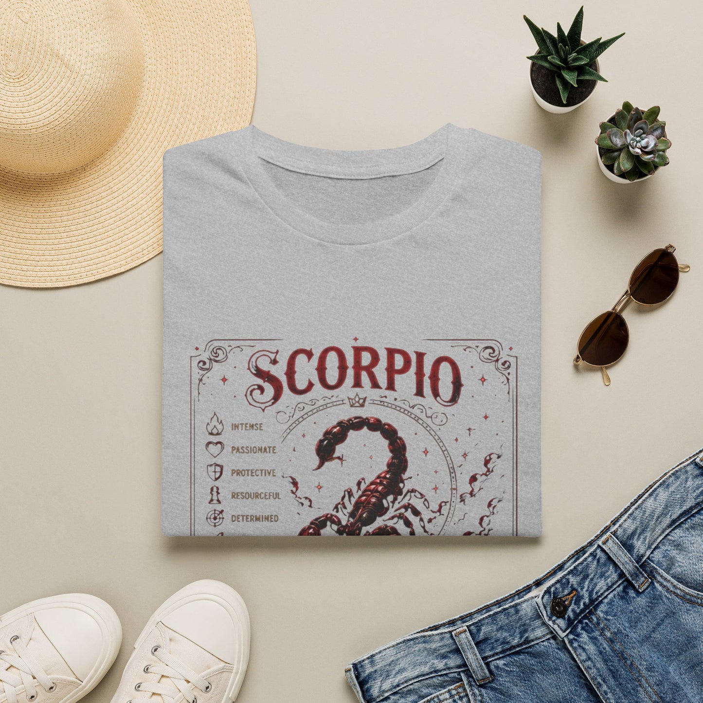 Scorpio Zodiac T‑Shirt — Astrological Scorpio Scorpion Graphic Tee