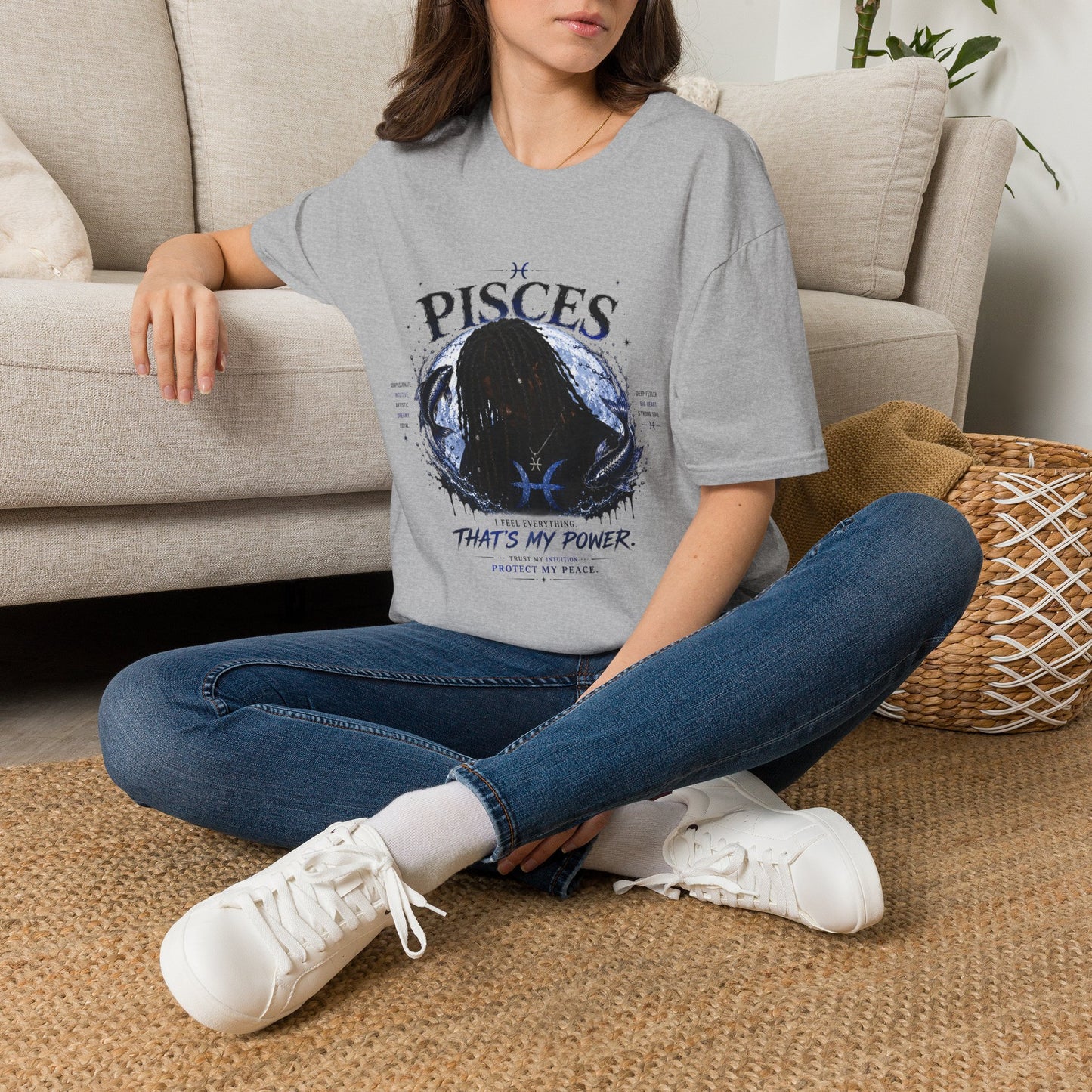 Pisces Zodiac T-Shirt — "That's My Power" Astrology Tee
