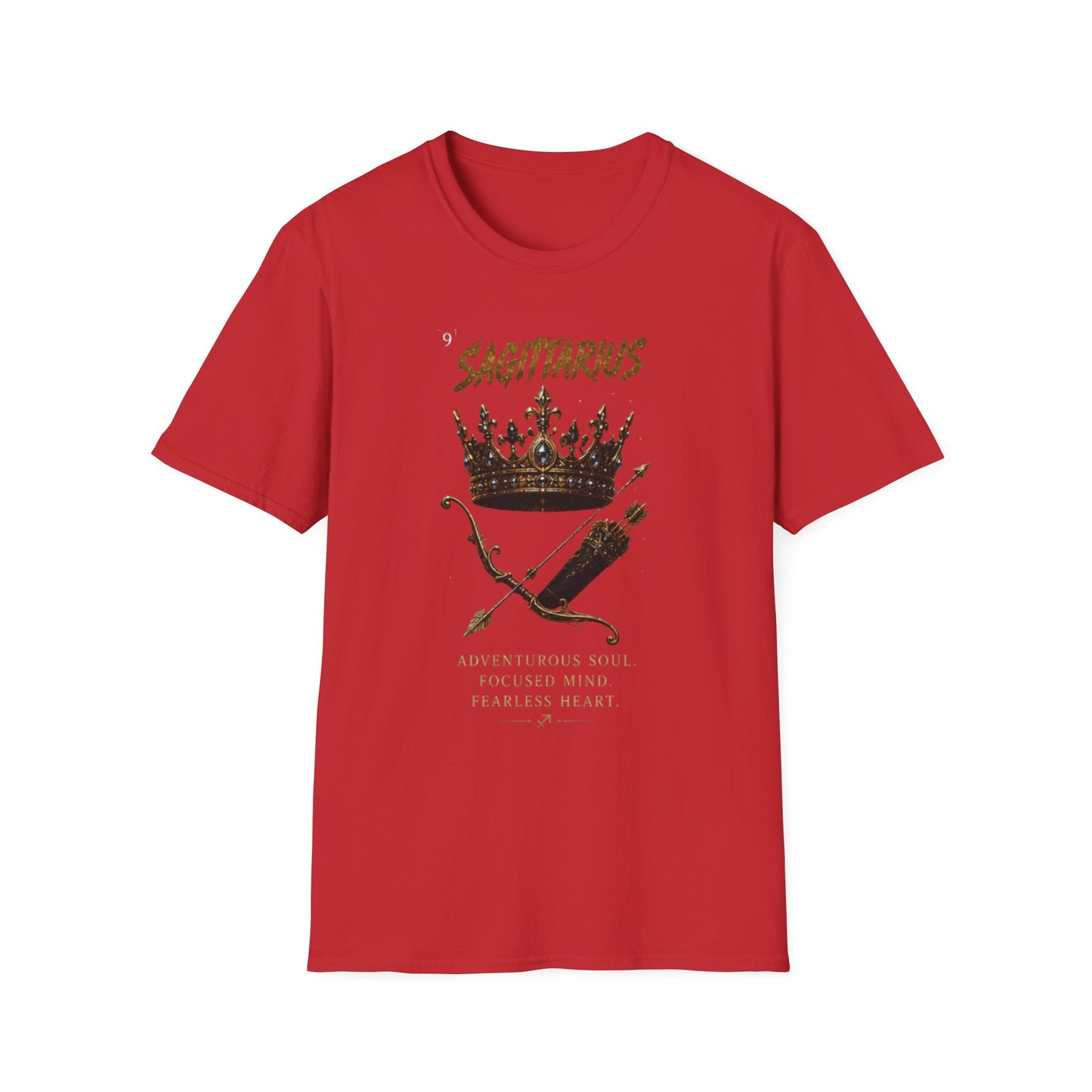 Sagittarius Crown T-Shirt — Zodiac Archer Graphic Tee