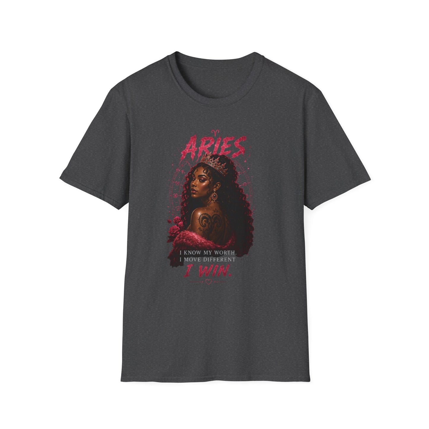 Aries Zodiac T-Shirt — 'Aries I Win' Bold Astrological Tee