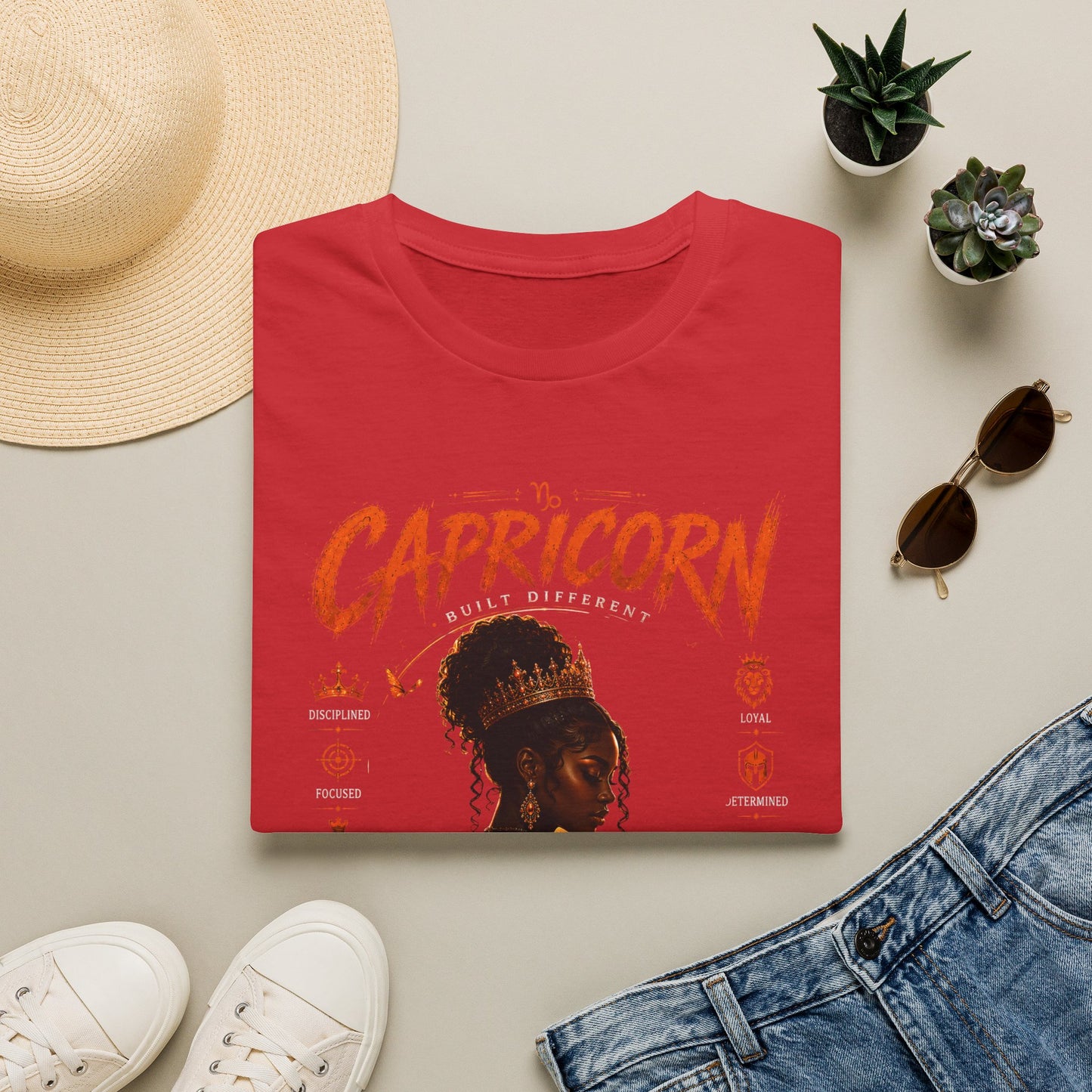 Capricorn Zodiac T‑Shirt — Black Girl Magic Astrology Tee
