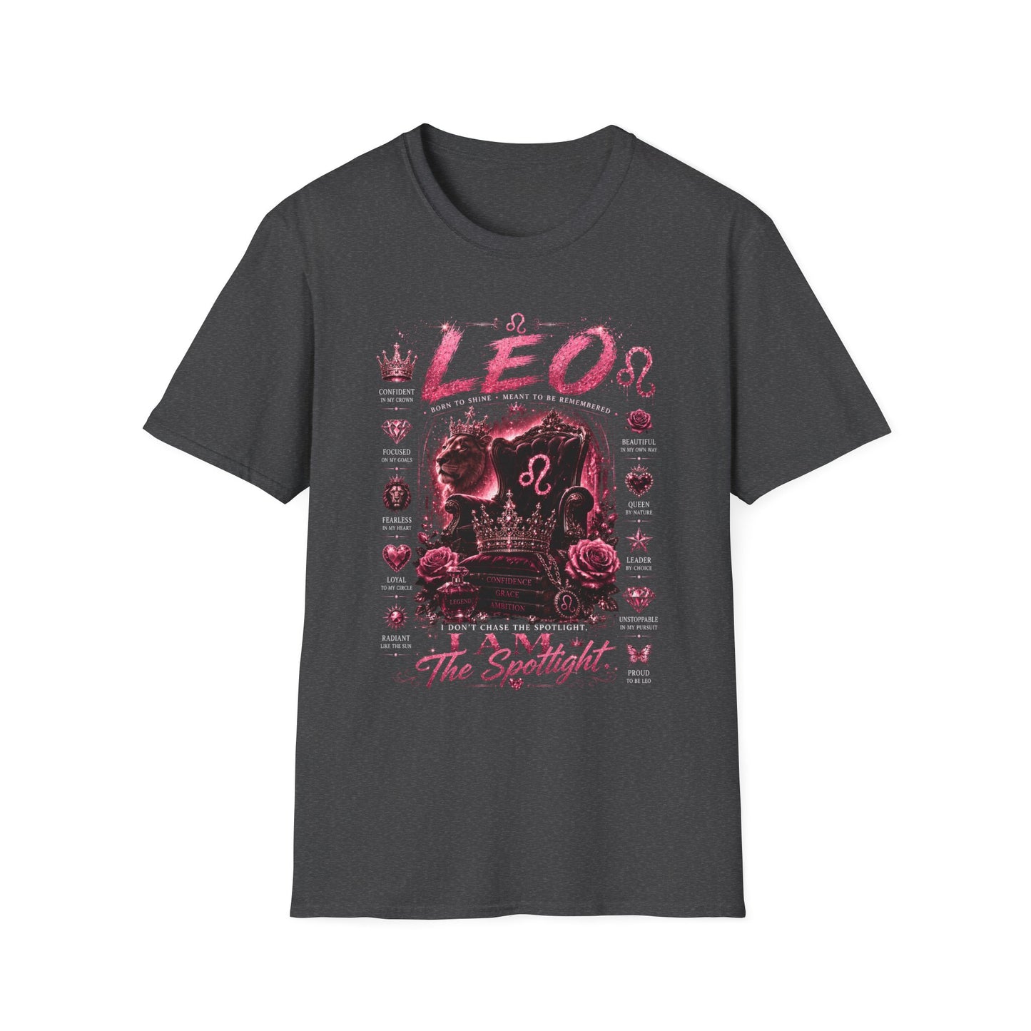 Leo Zodiac T-Shirt — I Am The Spotlight Astrology Tee