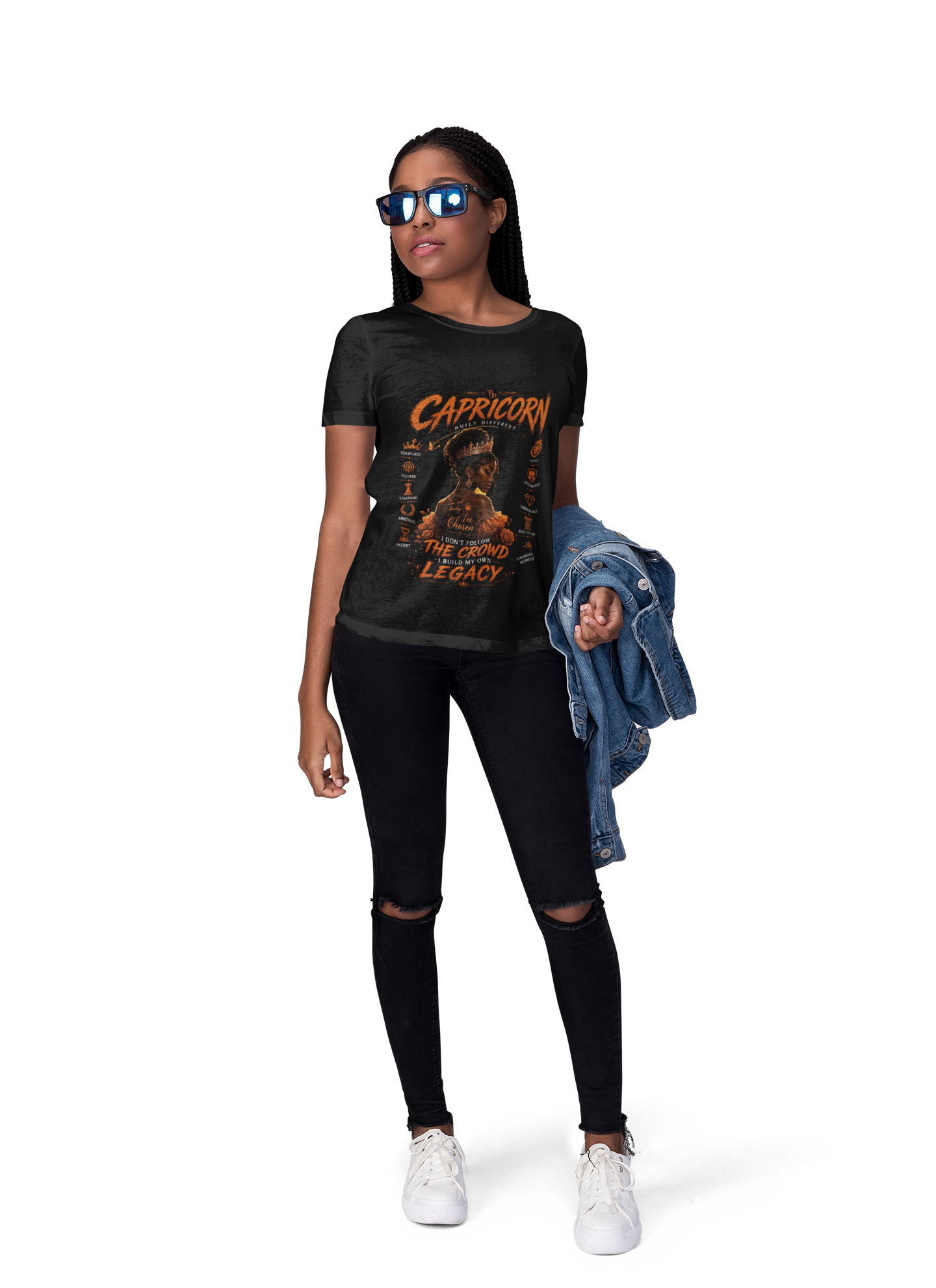 Capricorn Zodiac T‑Shirt — Black Girl Magic Astrology Tee