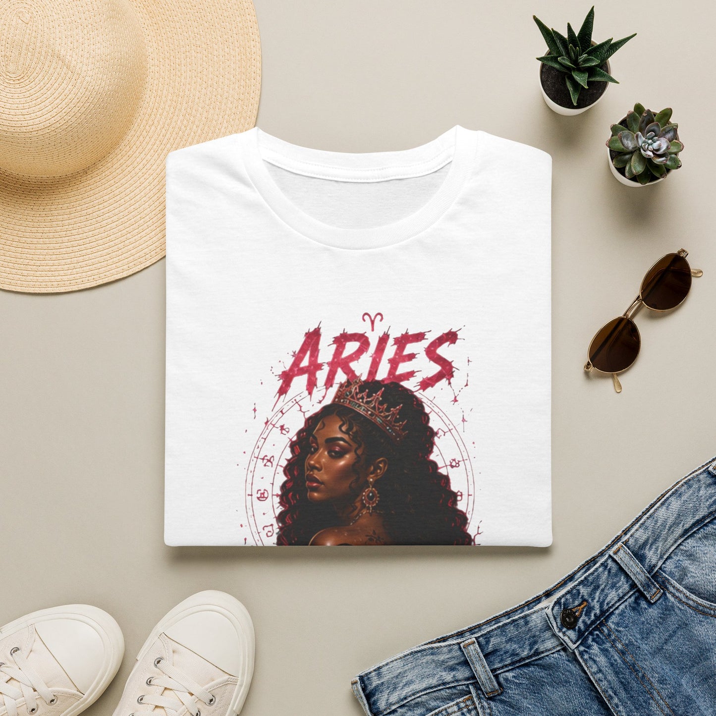 Aries Zodiac T-Shirt — Bold 'Aries I Win' Astrological Graphic Tee