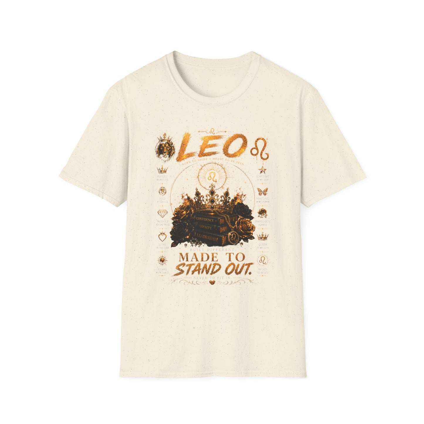 Leo Zodiac T-Shirt — 'Made to Stand Out' Astrology Tee