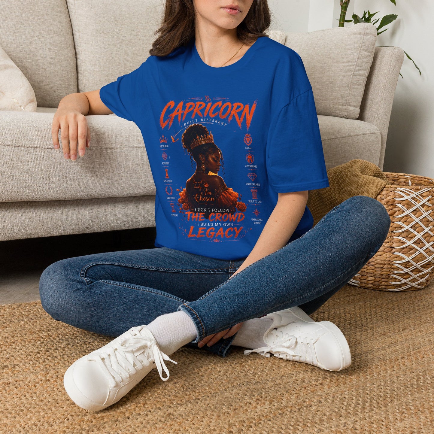 Capricorn Zodiac T‑Shirt — Black Girl Magic Astrology Tee