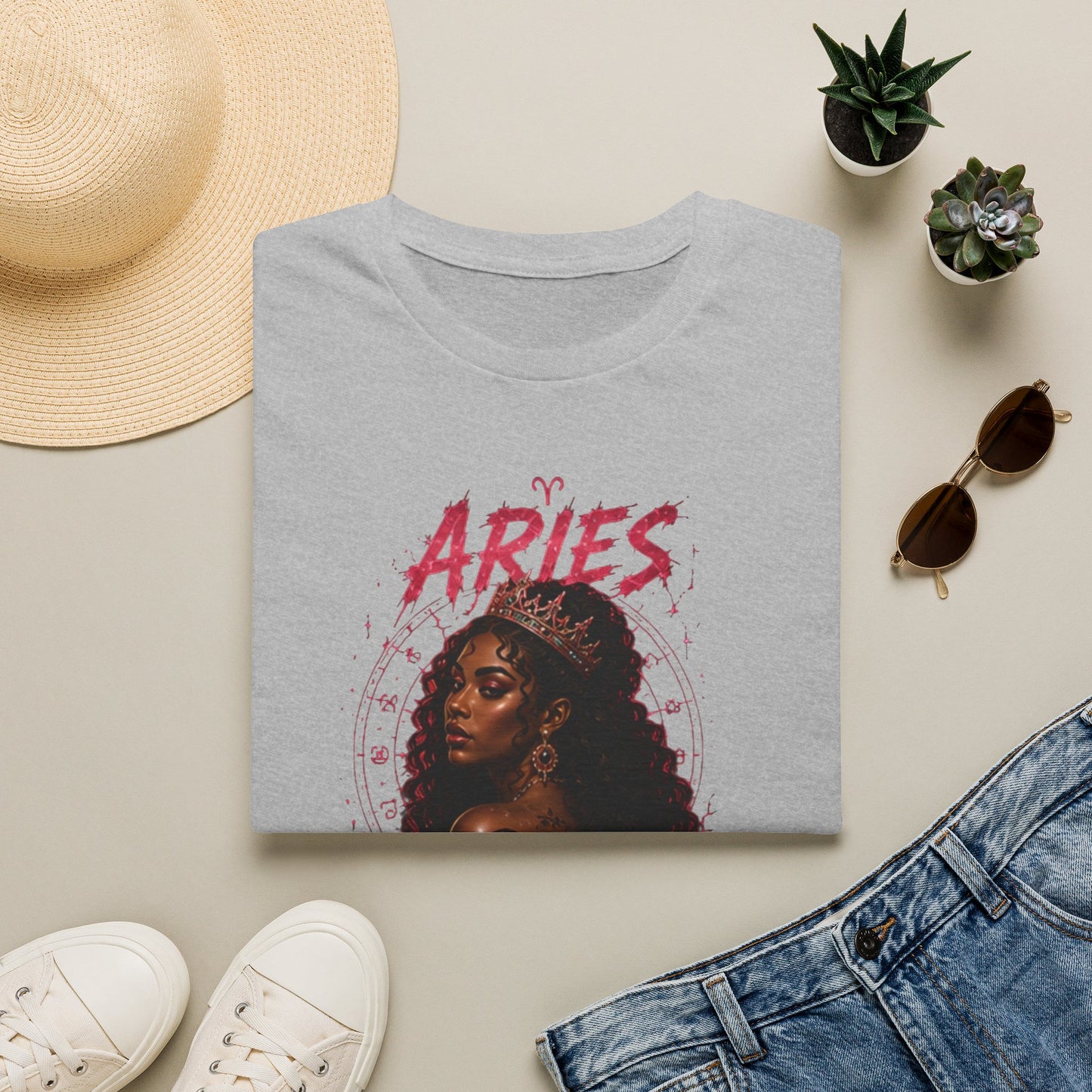 Aries Zodiac T-Shirt — 'Aries I Win' Bold Astrological Tee