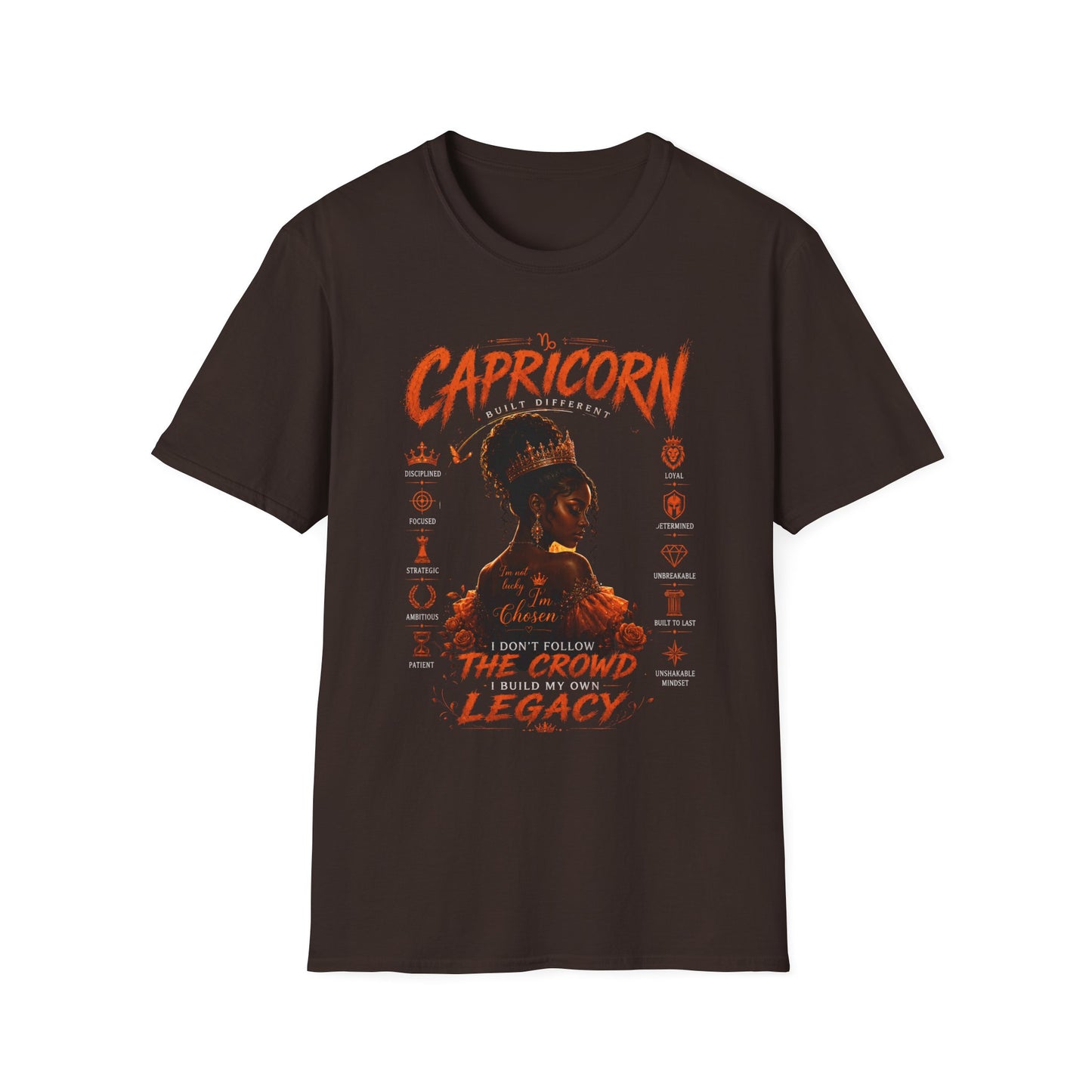 Capricorn Zodiac T‑Shirt — Black Girl Magic Astrology Tee