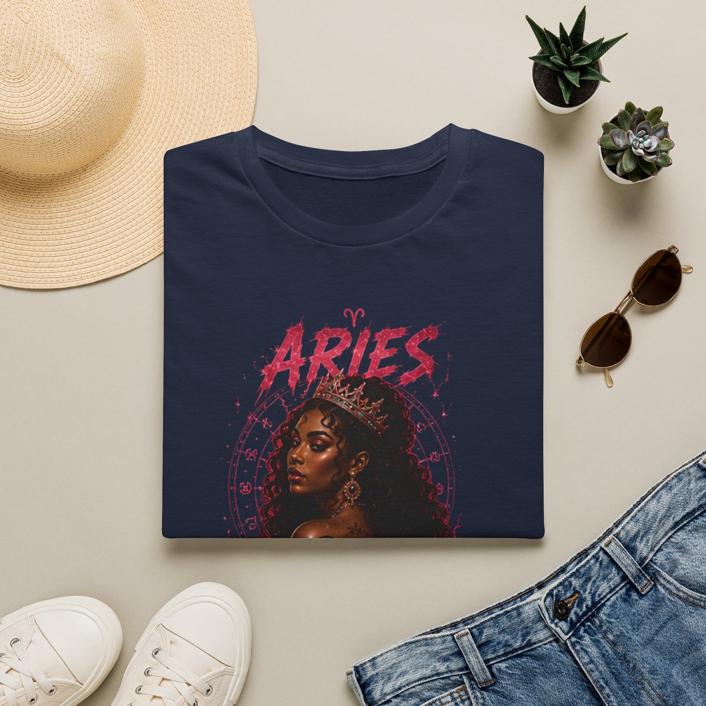 Aries Zodiac T-Shirt — 'Aries I Win' Bold Astrological Tee