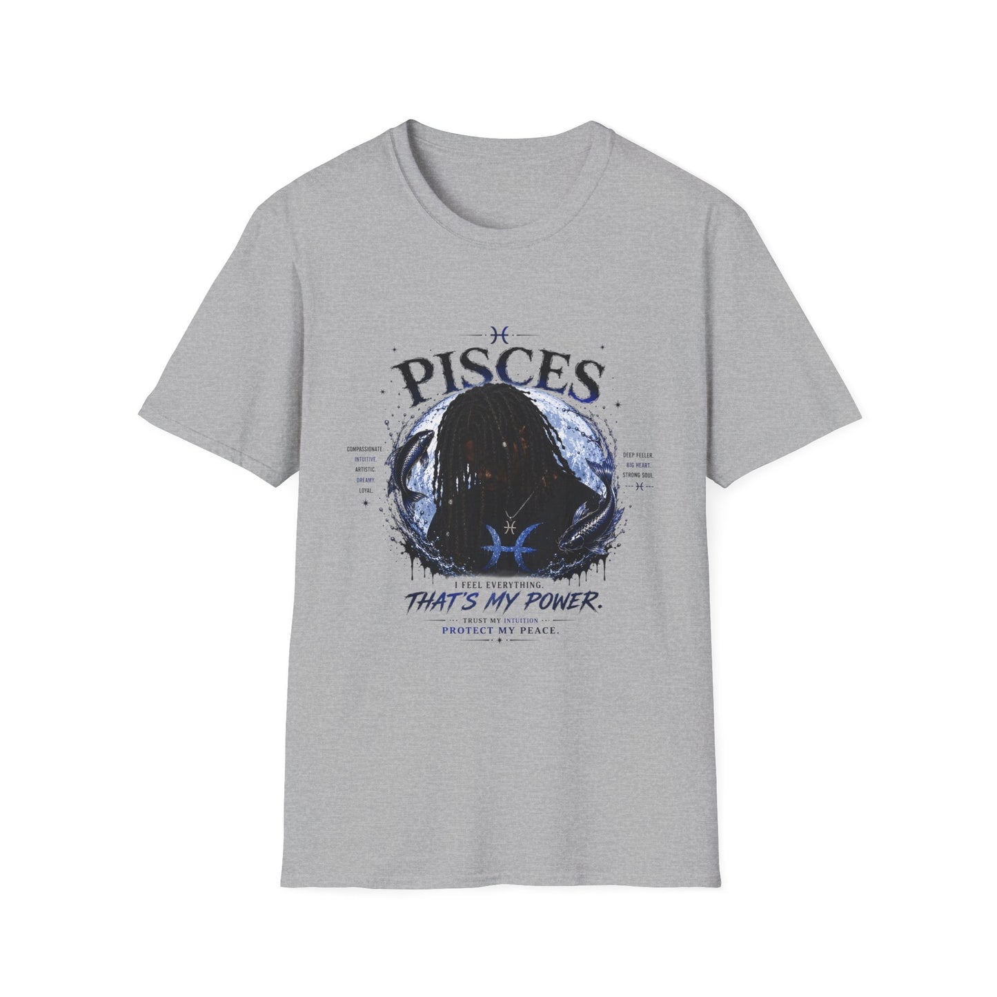 Pisces Zodiac T-Shirt — "That's My Power" Astrology Tee