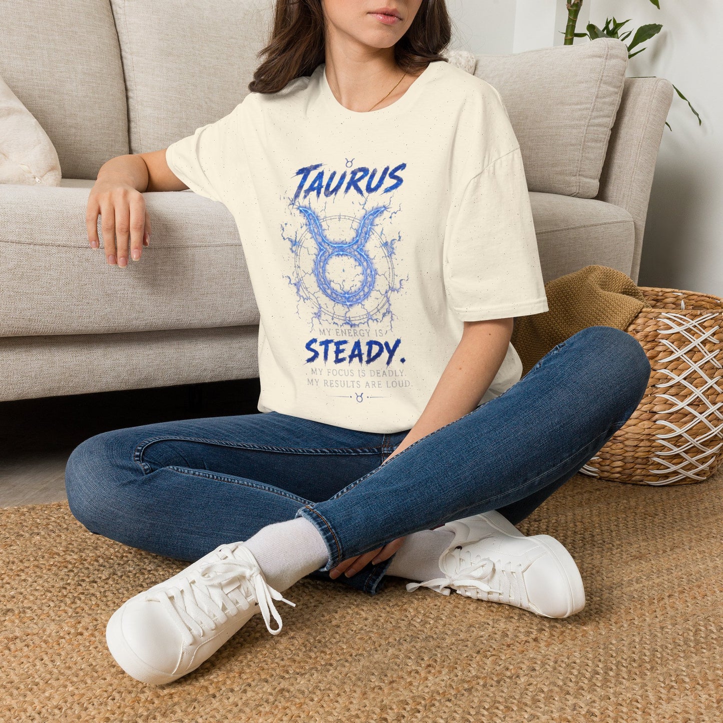 Taurus Zodiac T-Shirt — 'Taurus Steady' Astrology Tee