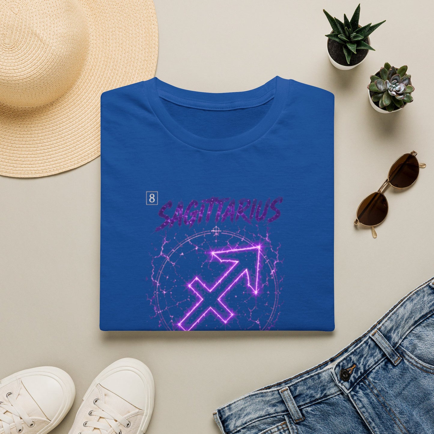 Sagittarius Zodiac T-Shirt — "Has No Boundaries" Archery Sign Graphic