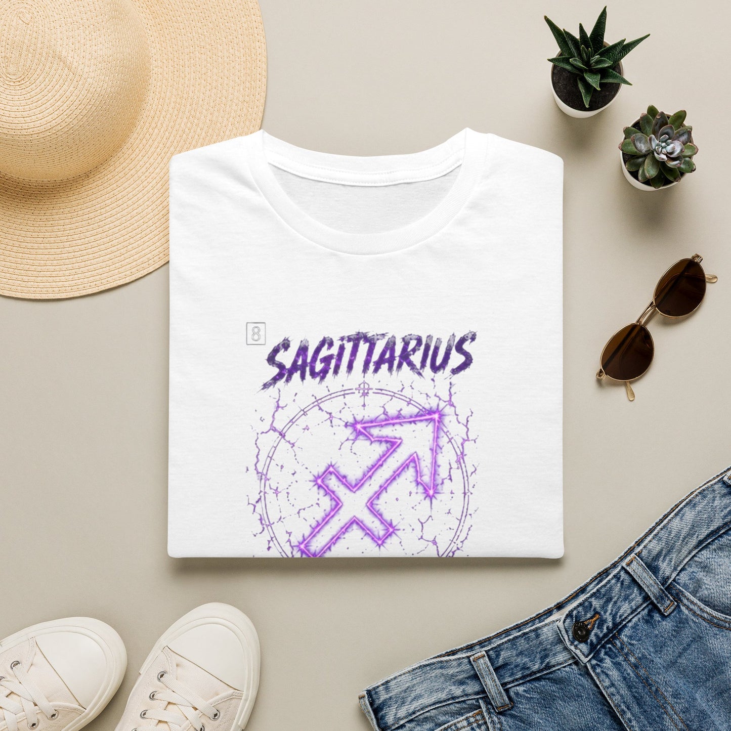 Sagittarius Zodiac T-Shirt — "Has No Boundaries" Archery Sign Graphic