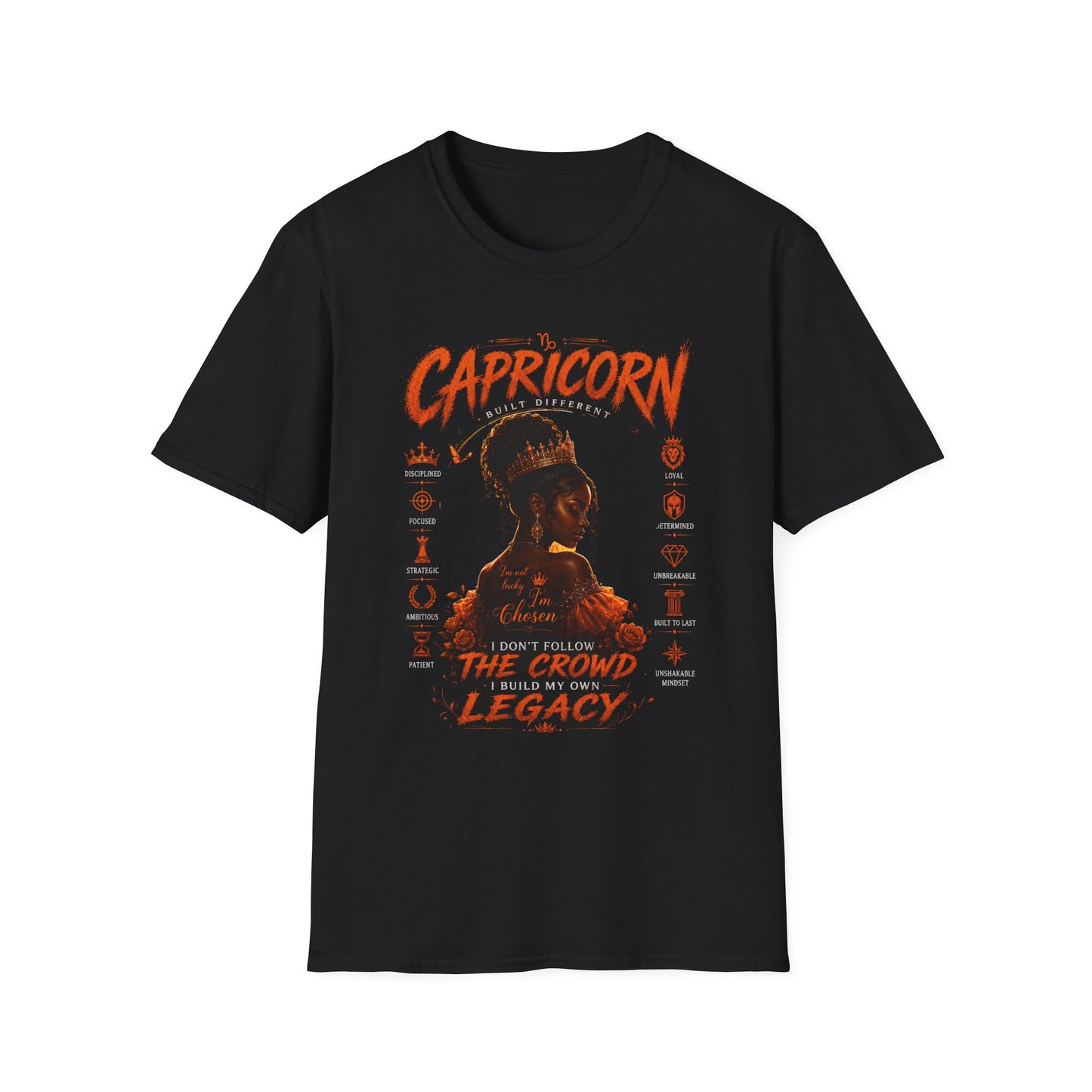 Capricorn Zodiac T‑Shirt — Black Girl Magic Astrology Tee