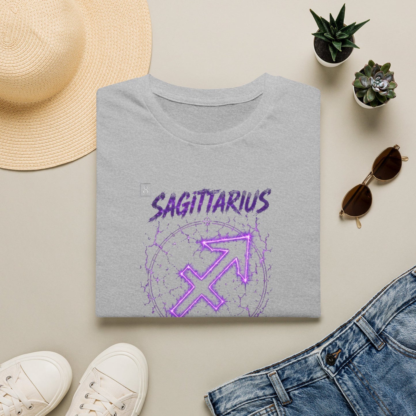 Sagittarius Zodiac T-Shirt — "Has No Boundaries" Archery Sign Graphic