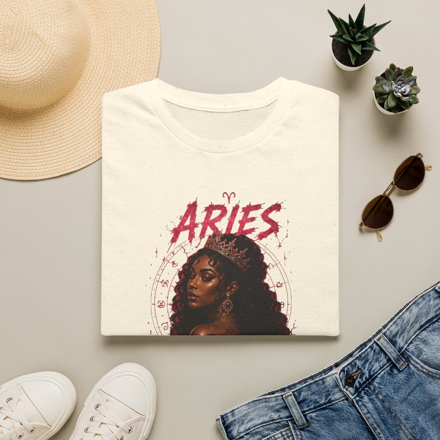 Aries Zodiac T-Shirt — Bold 'Aries I Win' Astrological Graphic Tee