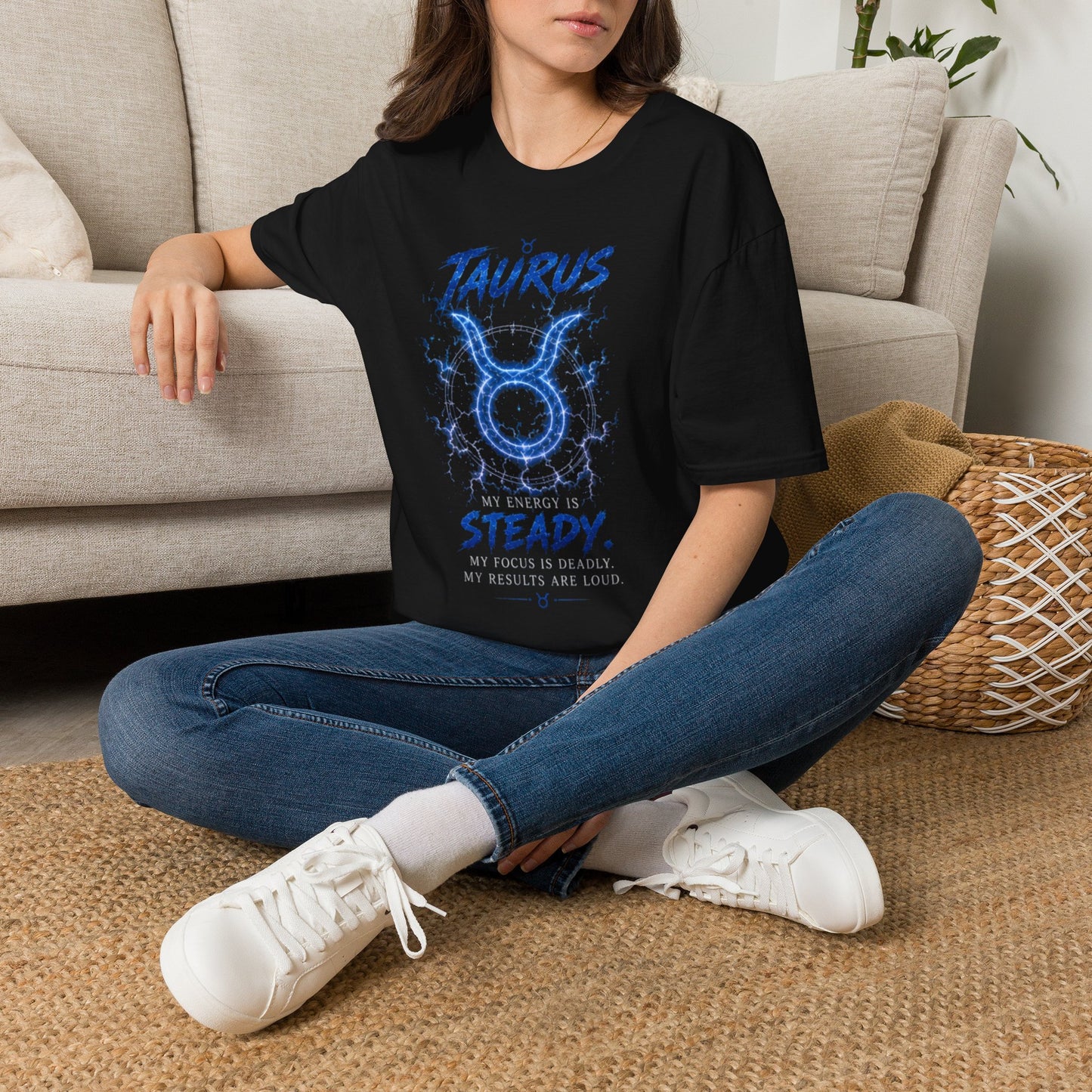 Taurus Zodiac T-Shirt — 'Taurus Steady' Astrology Tee