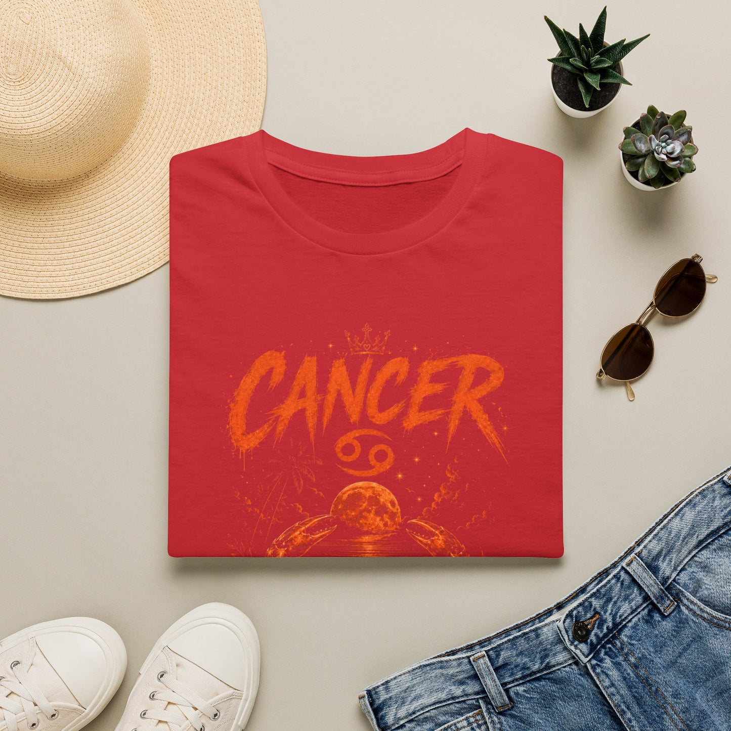 Cancer Zodiac T‑Shirt — Strong Boundaries Cancer Sign Tee