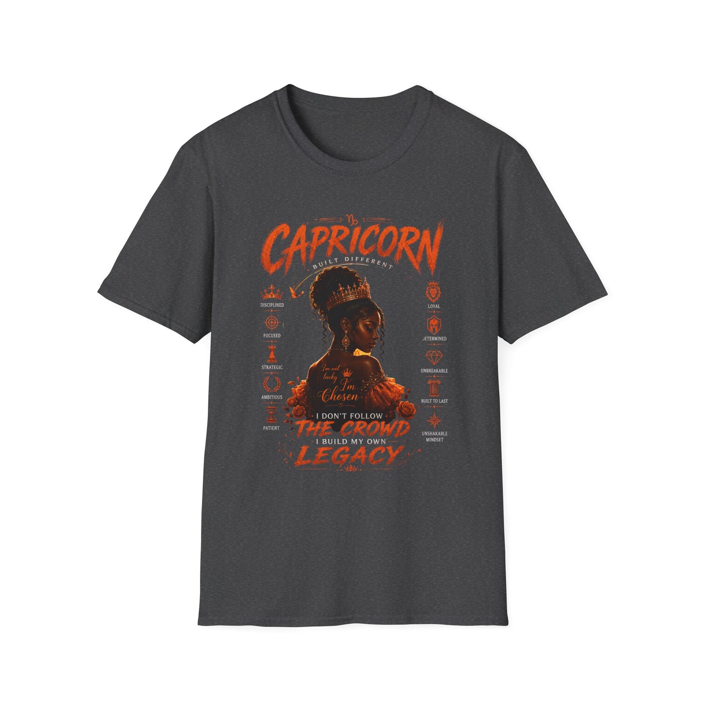Capricorn Zodiac T‑Shirt — Black Girl Magic Astrology Tee