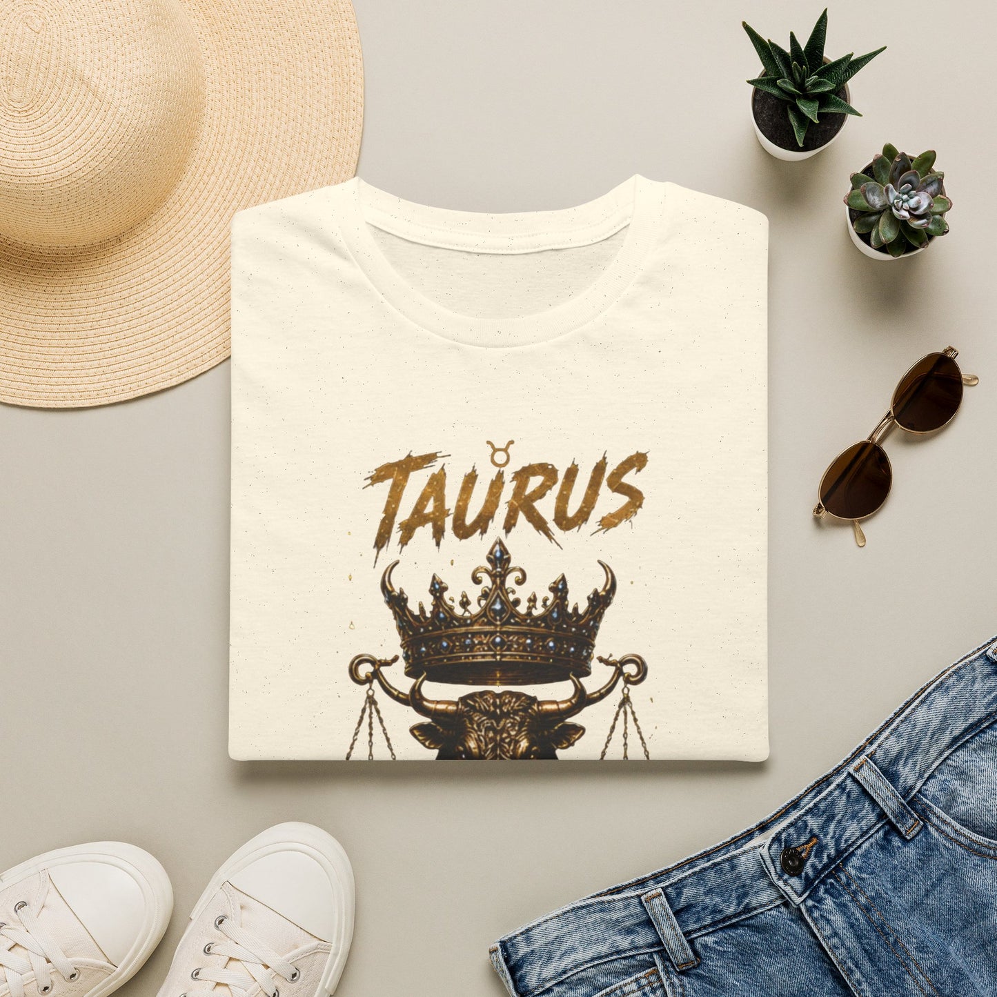Taurus Zodiac T-Shirt — Crown & Scales Astrology Tee