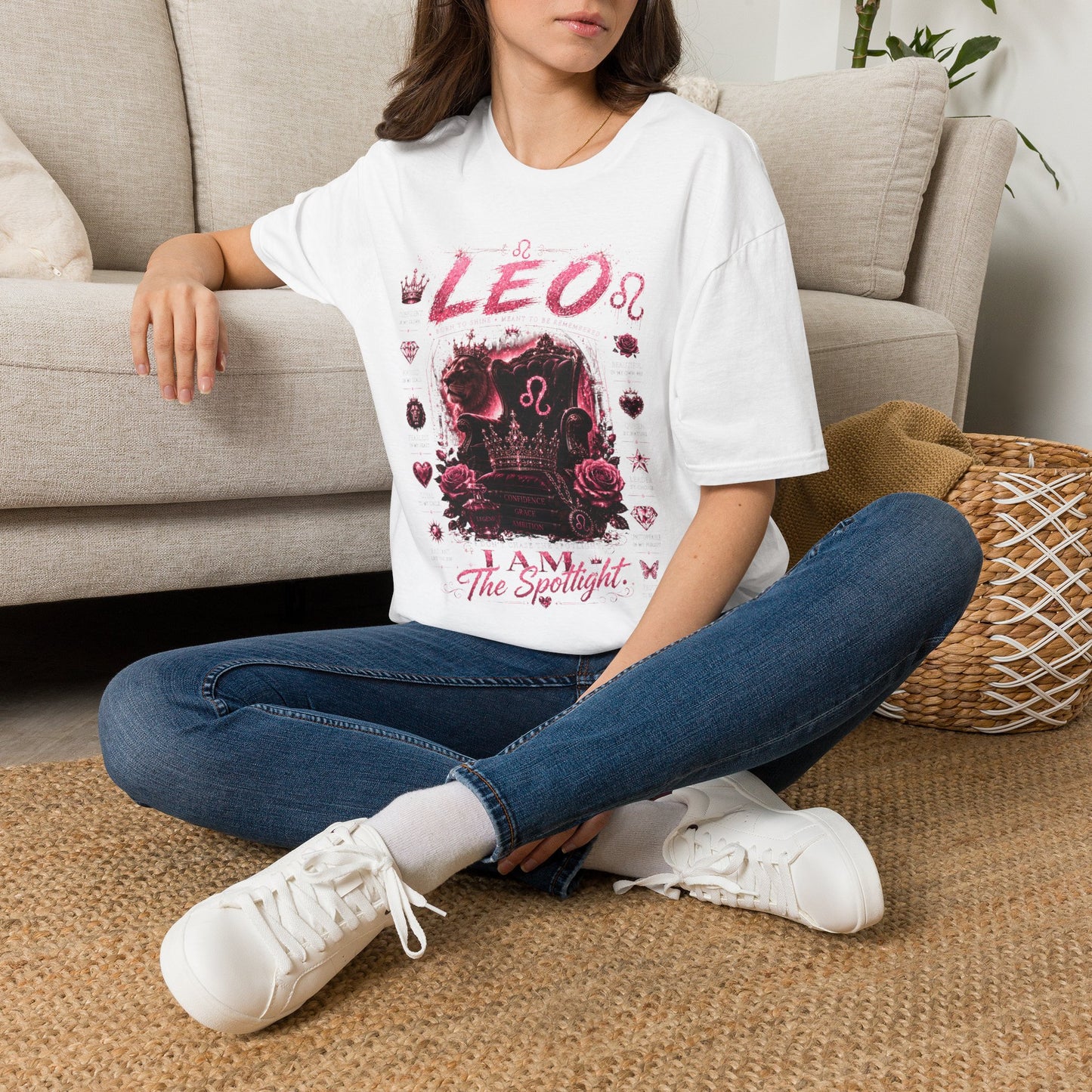 Leo Zodiac T-Shirt — I Am The Spotlight Astrology Tee