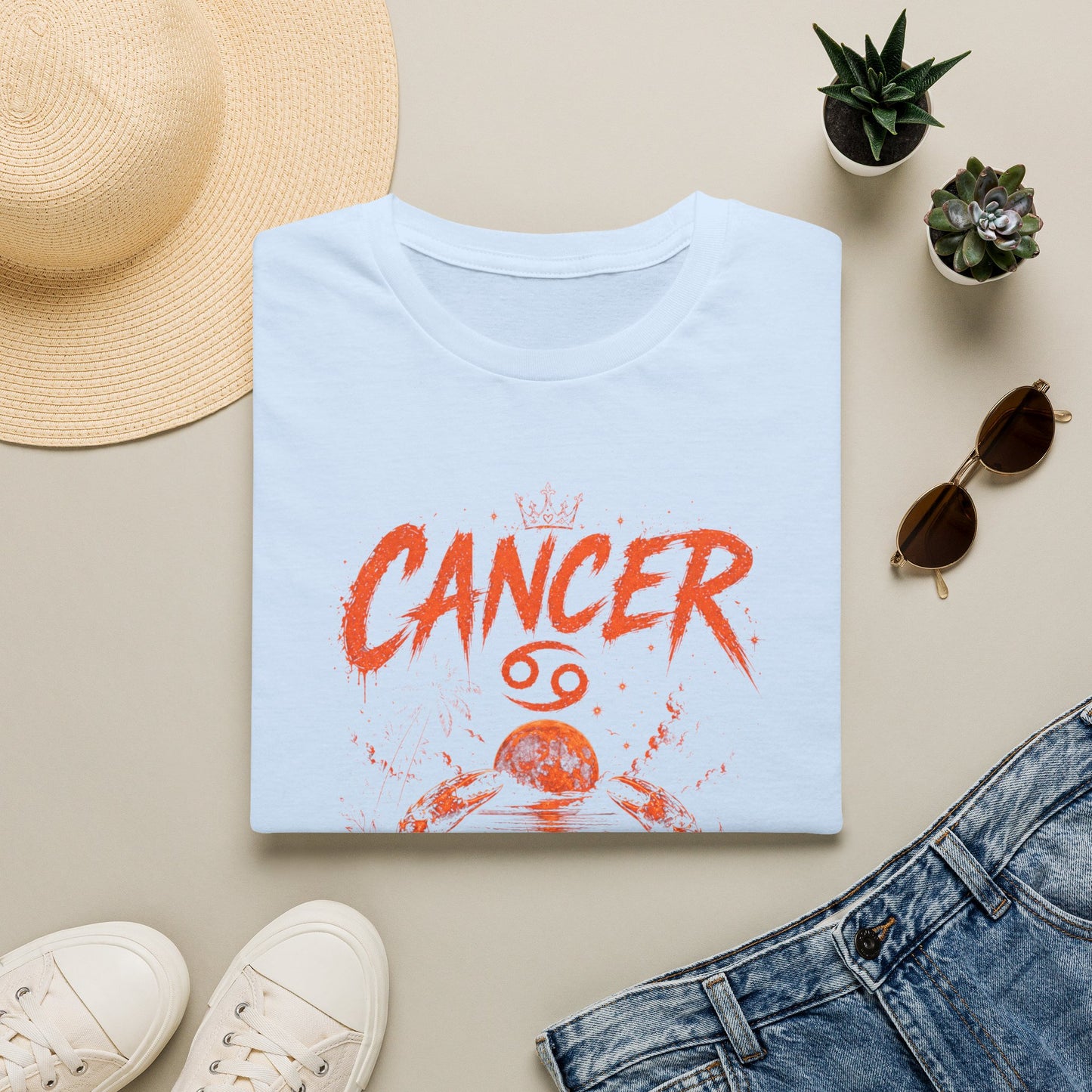 Cancer Zodiac T‑Shirt — Strong Boundaries Cancer Sign Tee